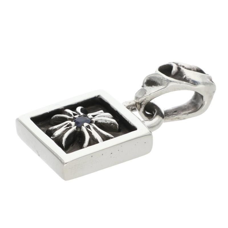 Chrome Hearts Chrome Hearts FRAMED CH PLUS sapphire Necklace Charm Size ONE SIZE - 5 Thumbnail