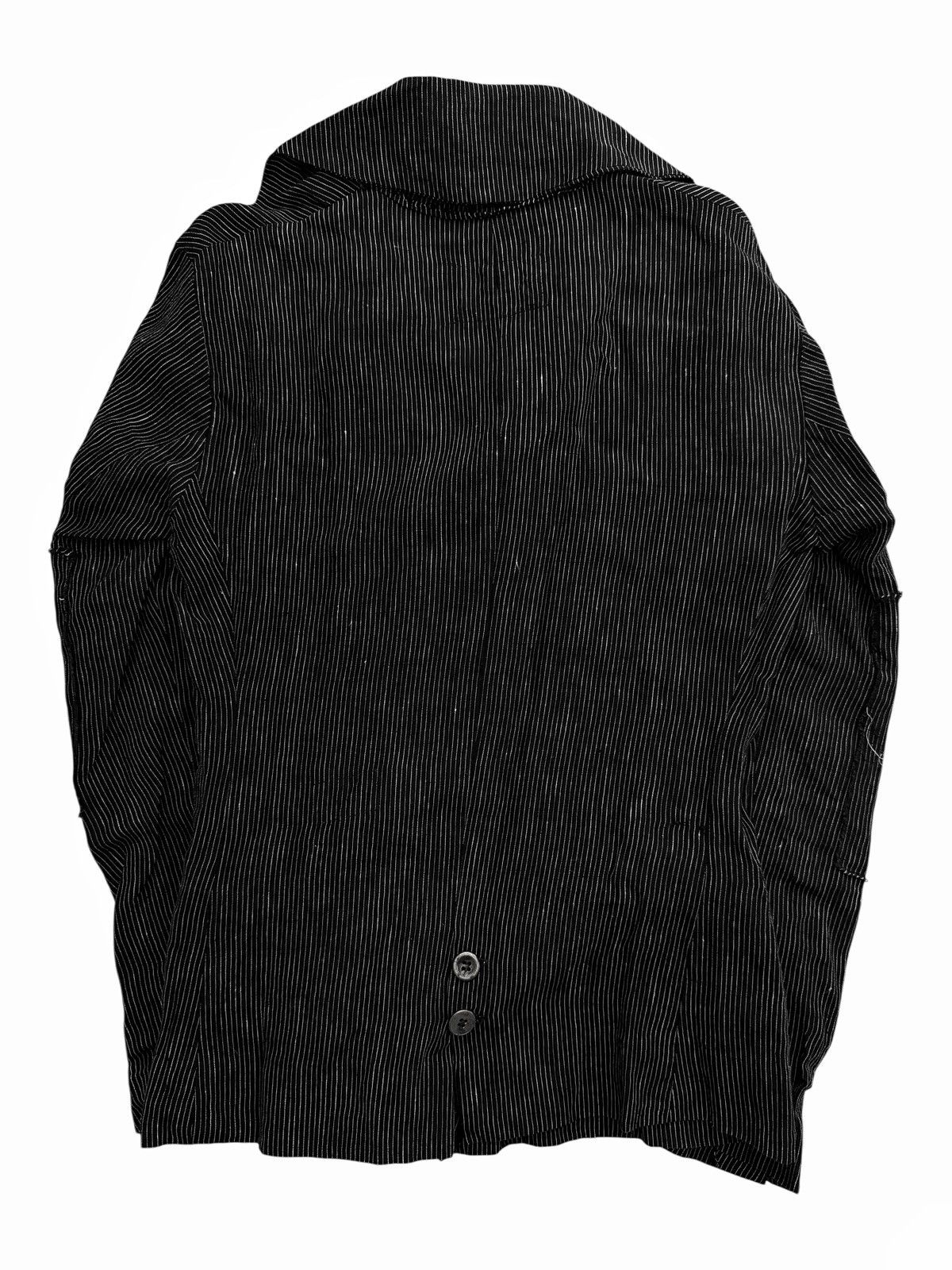 Greg Lauren 2014 DB Dickens Microbeadstripe Linen Blazer Coat Size US S / EU 44-46 / 1 - 2 Thumbnail
