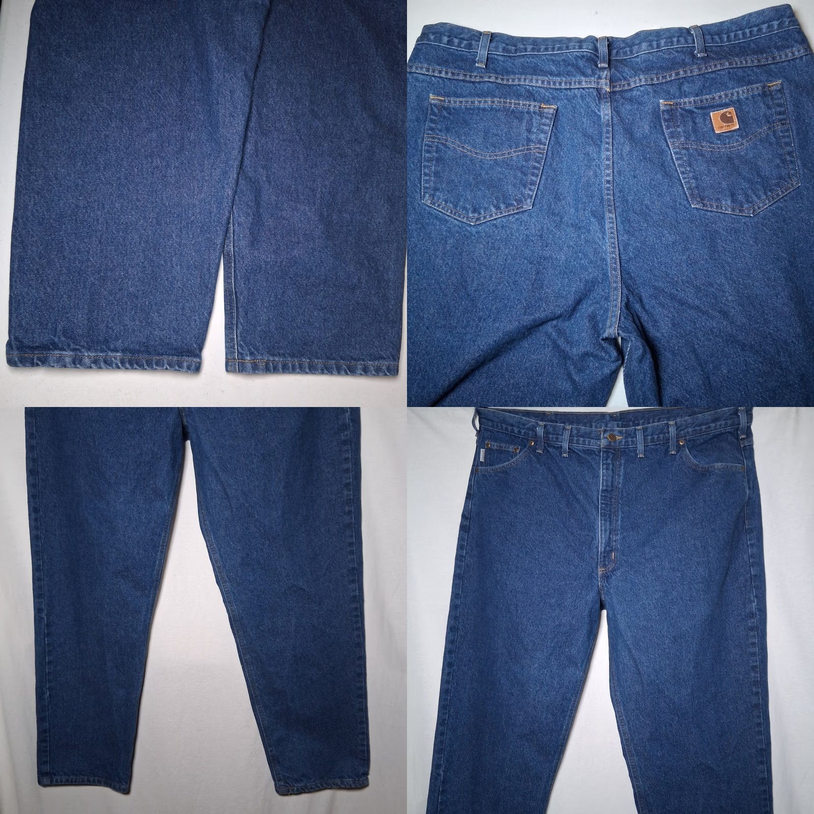 Carhartt Carhartt Jeans Men 44x32 Workwear Jeans Blue Denim 5-Pocket Regular Straight DST B17 DST Size US 44 / EU 60 - 9 Thumbnail