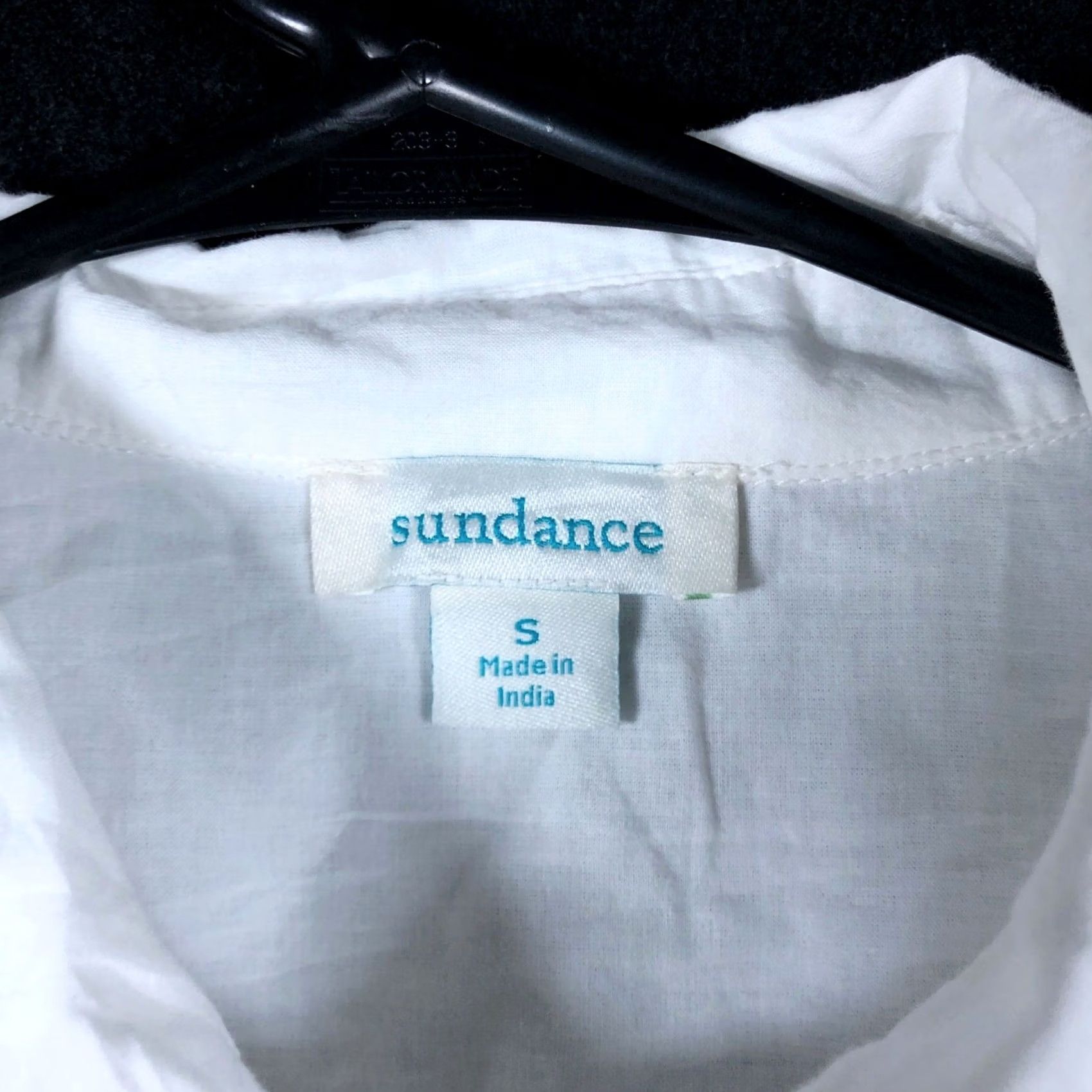 Vintage Sundance White Collared Button-Down Long Sleeve 100% Cotton S Women’s Blouse Size S / US 4 / IT 40 - 6 Thumbnail
