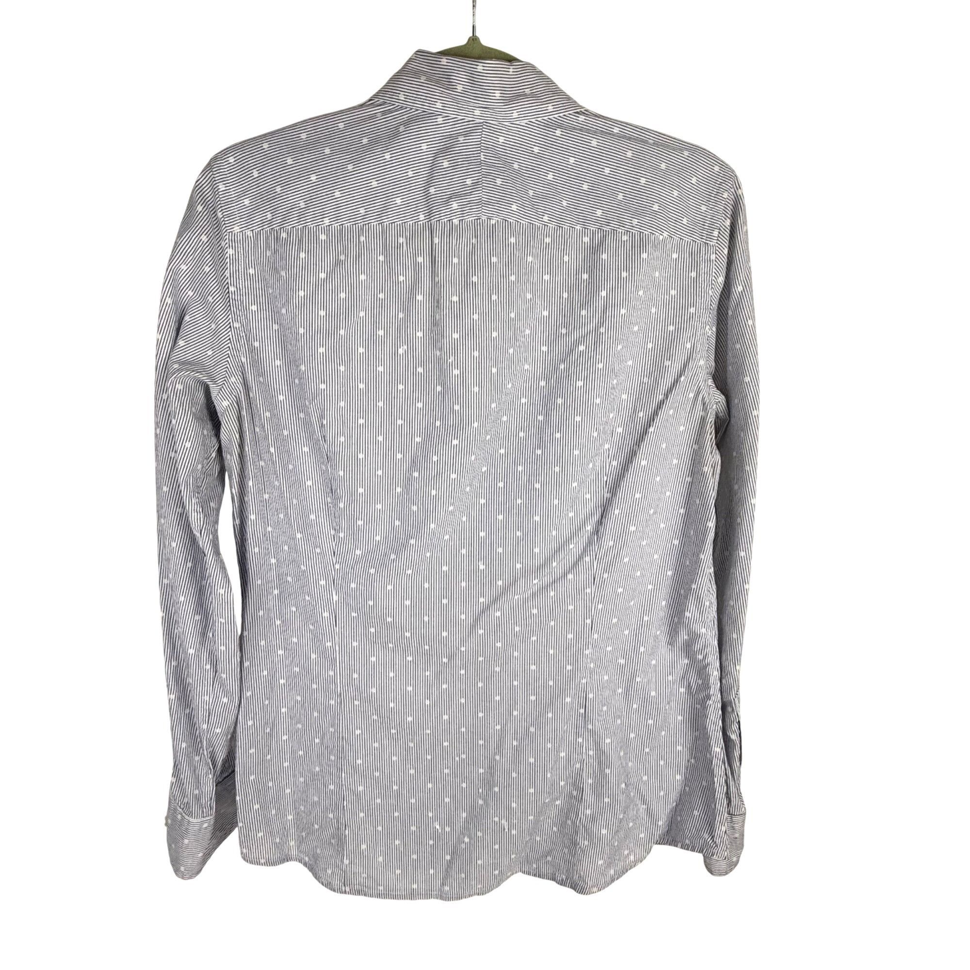 Banana Republic Banana Republic Women’s Soft Wash Button-Front Shirt Blue Si Size M / US 6-8 / IT 42-44 - 4 Thumbnail