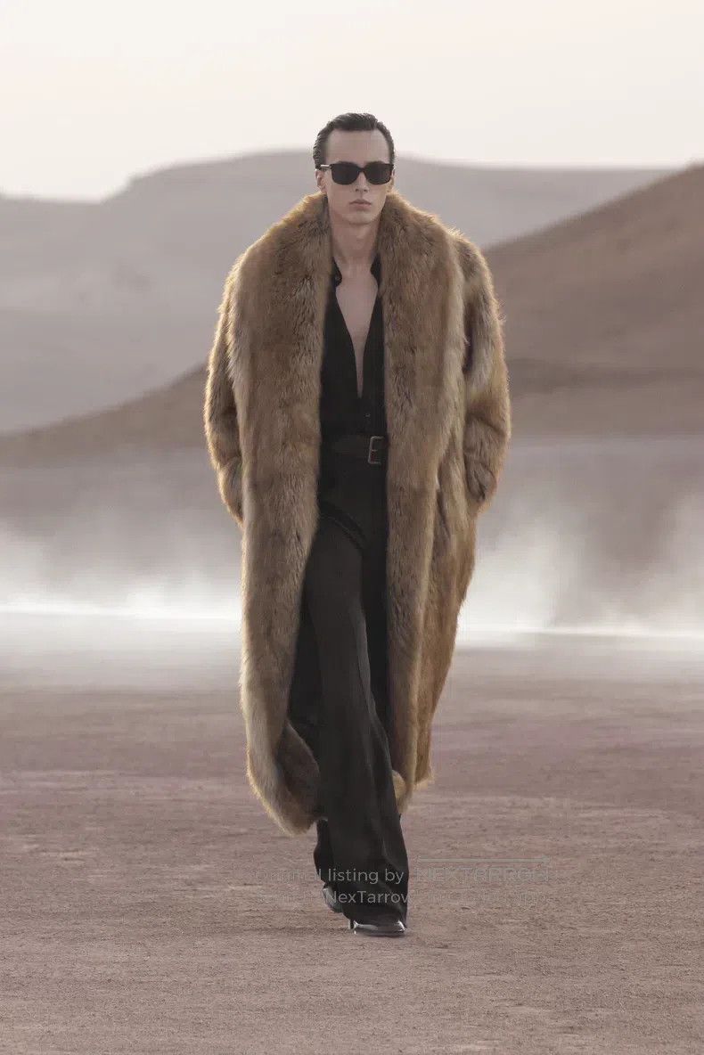 Saint Laurent Paris Saint Laurent Paris size 41 Semi-Transparent Mulberry Silk Size US XL / EU 56 / 4 - 9 Thumbnail
