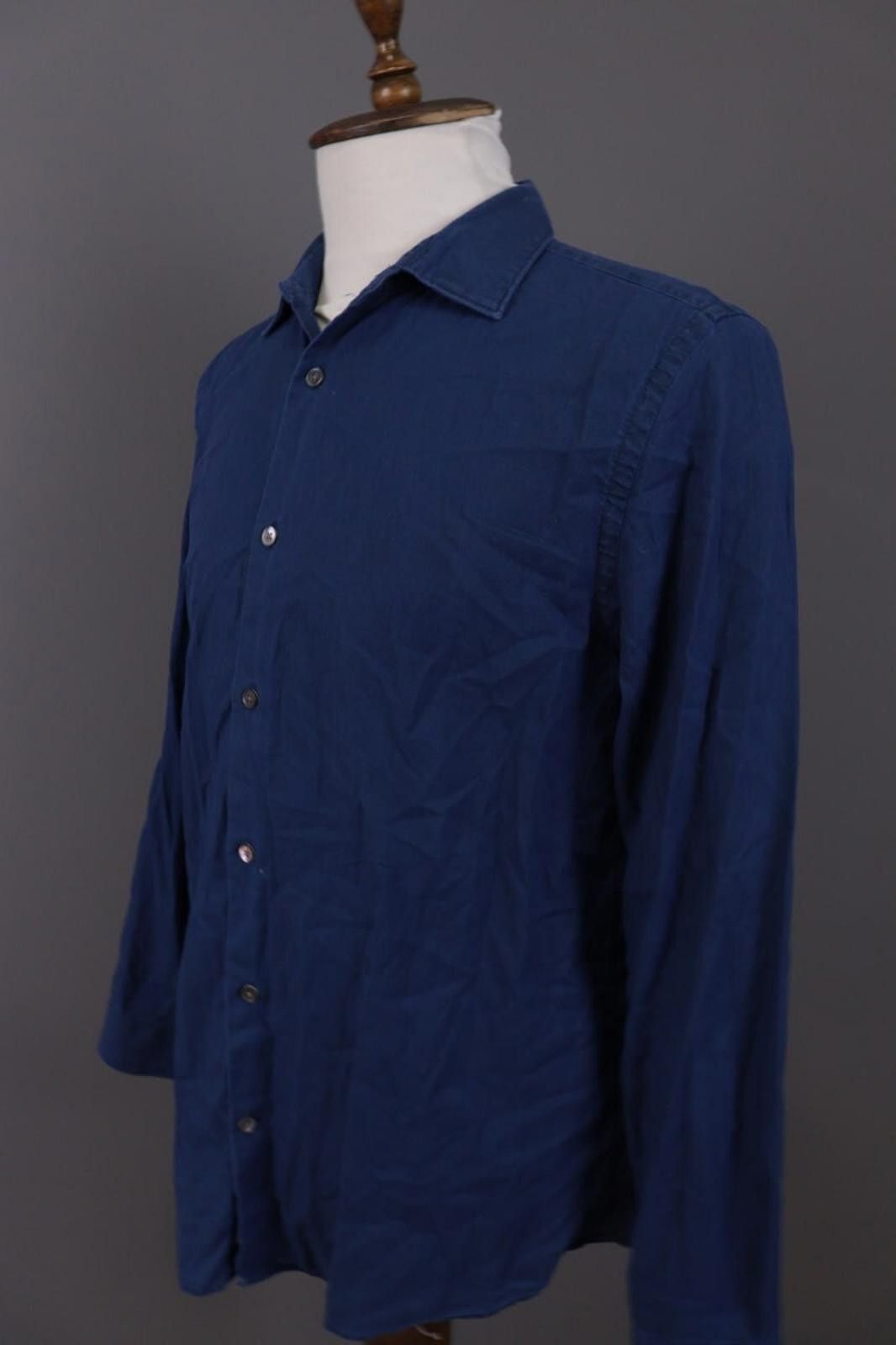 CLOSED Closed Regular Blue Long Sleeve Button Down Shirt Size L Size US L / EU 52-54 / 3 - 6 Thumbnail