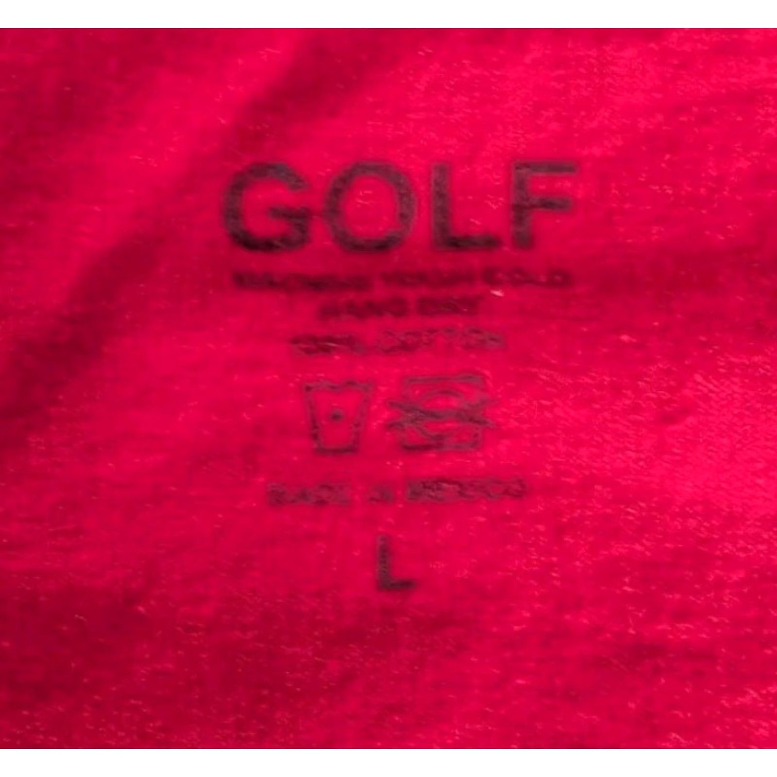 Golf Wang Golf Wang Shirt Mens Red Spell Out Logo Tee Shirt Size Large Tyler The Creator Size US L / EU 52-54 / 3 - 4 Thumbnail