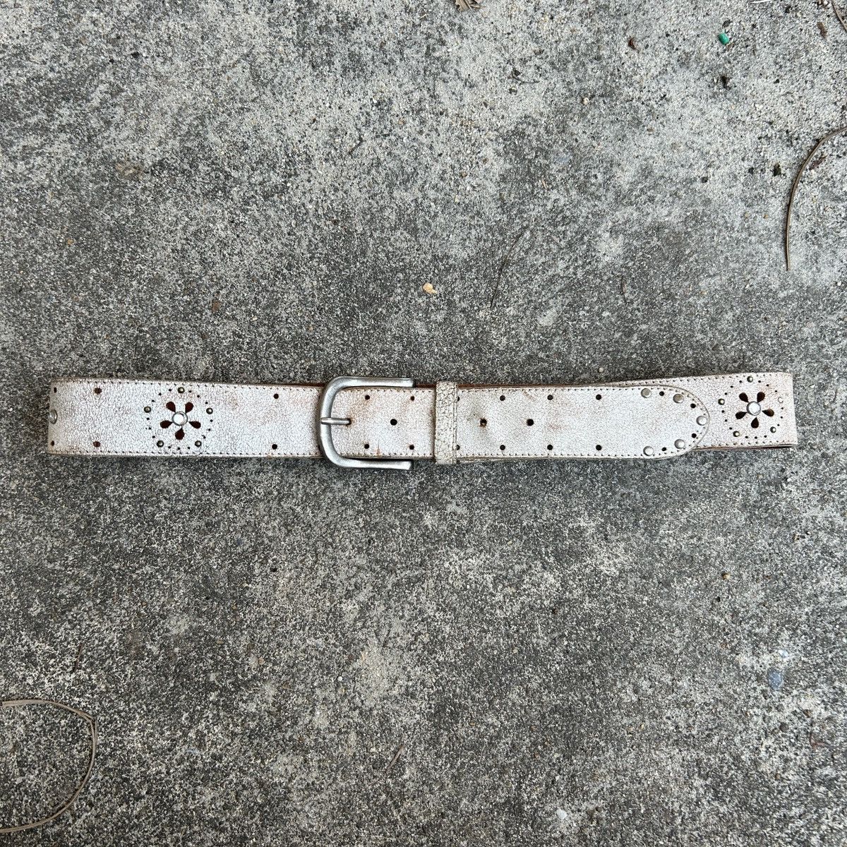 Vintage Vintage studded leather belt (Ka-pi-tal Style) Size ONE SIZE - 2 Thumbnail