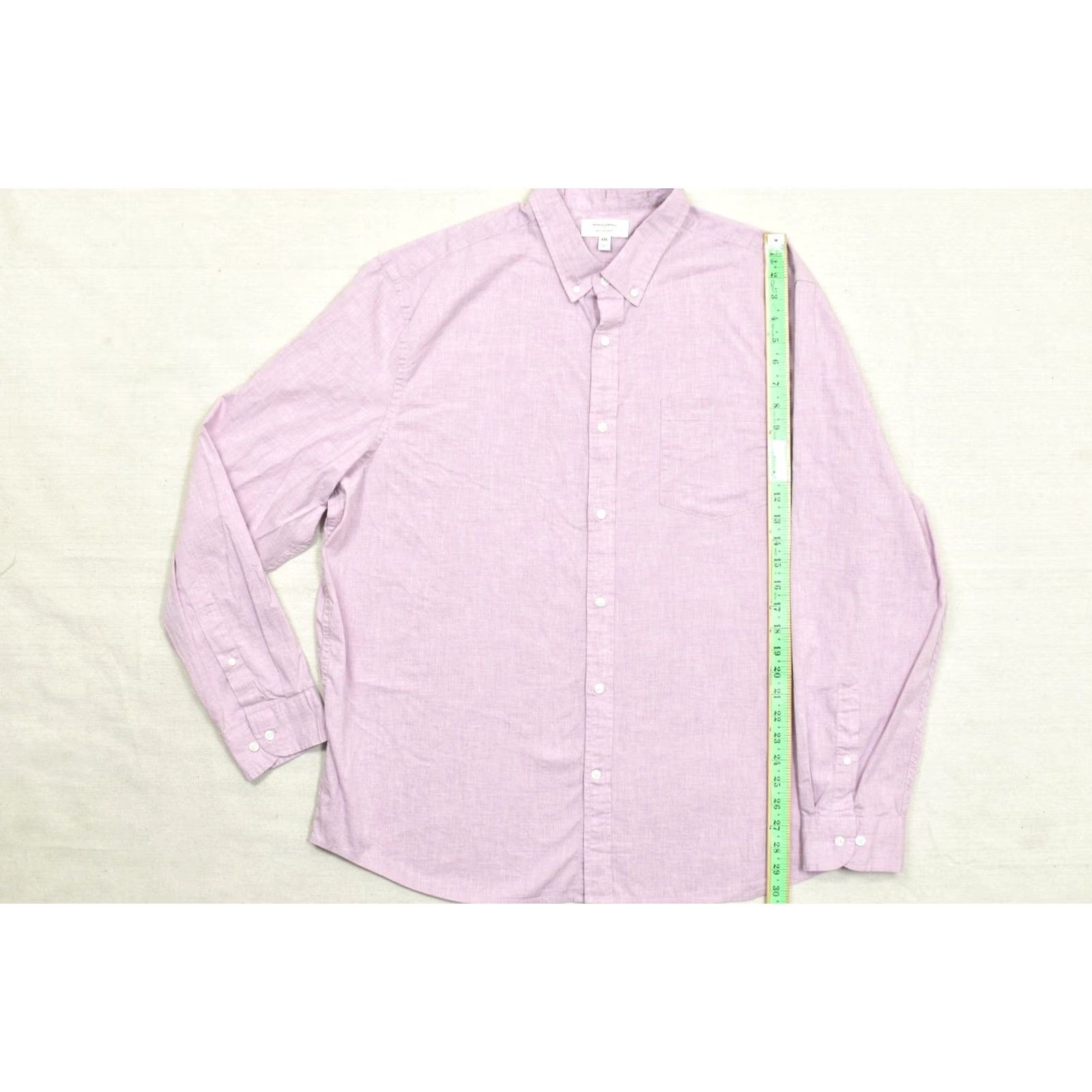 Banana Republic Banana Republic Untucked Fit XXL Purple Cotton Button Down Long Sleeve Shirt Mens Size US XXL / EU 58 / 5 - 3 Thumbnail