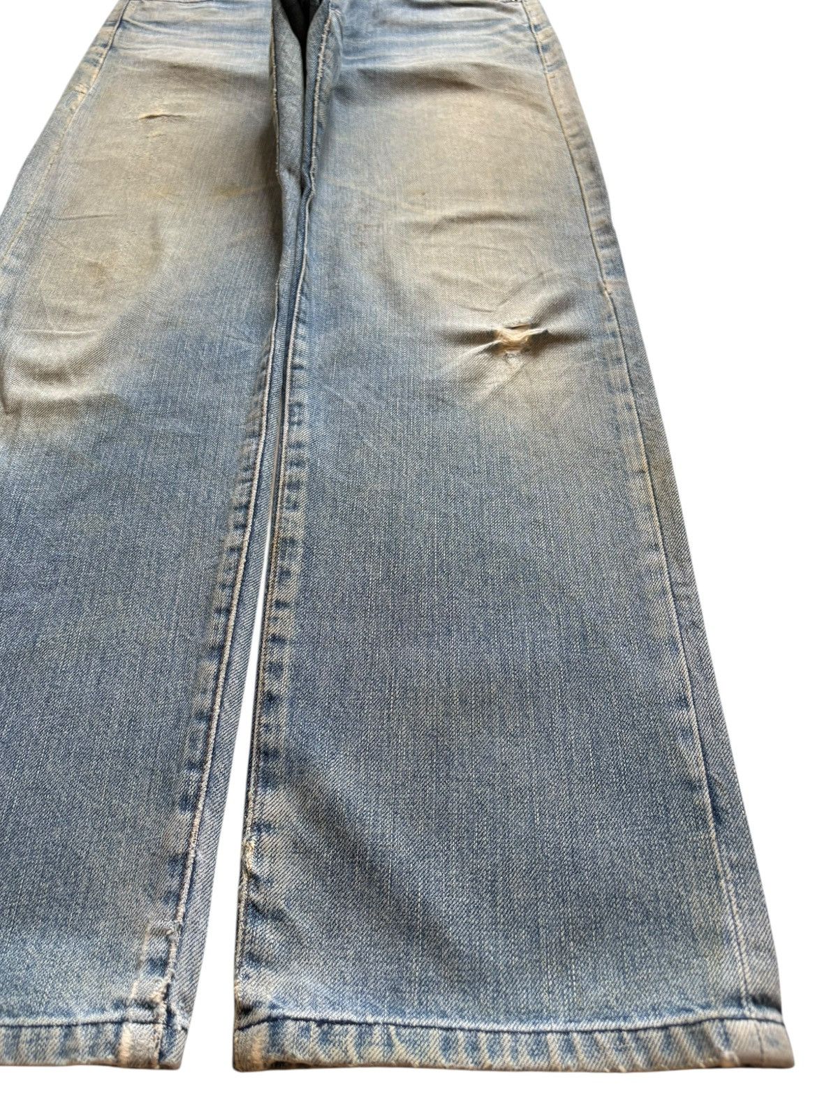 Levi's Vintage 80s Levis Selvedge Big E Mud Wash Baggy Jean Size US 31 - 8 Thumbnail