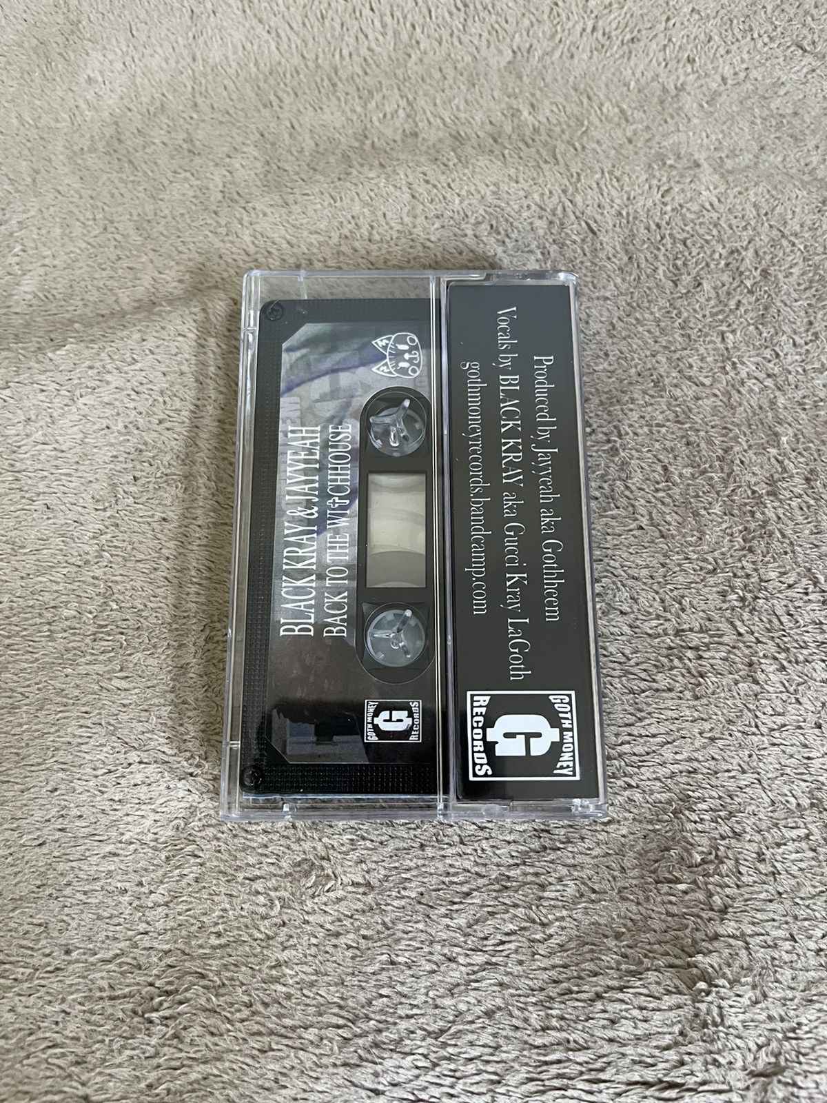 Drain Gang × Goth Money × Haunted Mound Black Kray Back to the Witchhouse Cassette Tape Size ONE SIZE - 2 Thumbnail