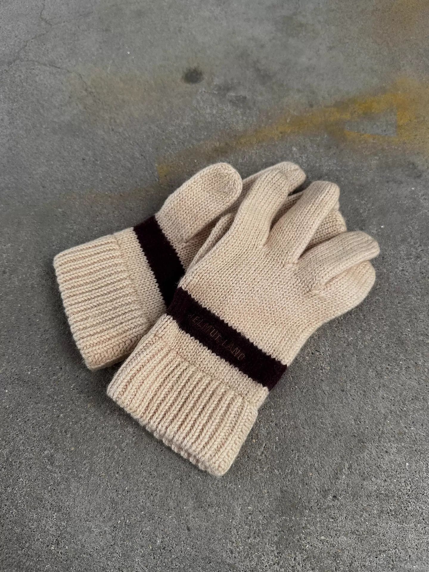 Helmut Lang Helmut Lang 90s Embroidered Work Glove F (Rare) Size ONE SIZE - 1 Thumbnail
