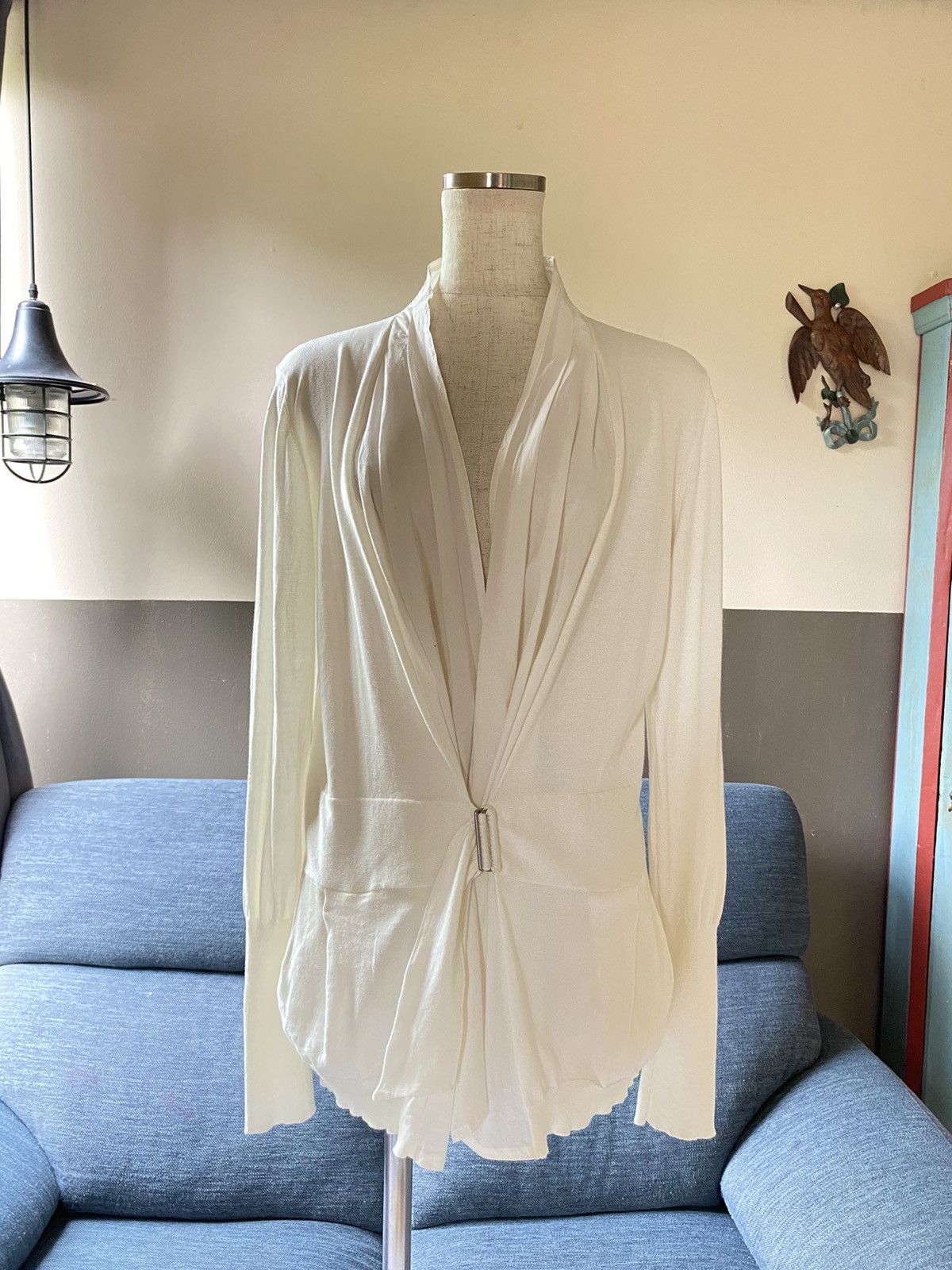 Brunello Cucinelli BRUNELLO CUCINELLI wrapped Cardigan Size L / US 10 / IT 46 - 11 Thumbnail