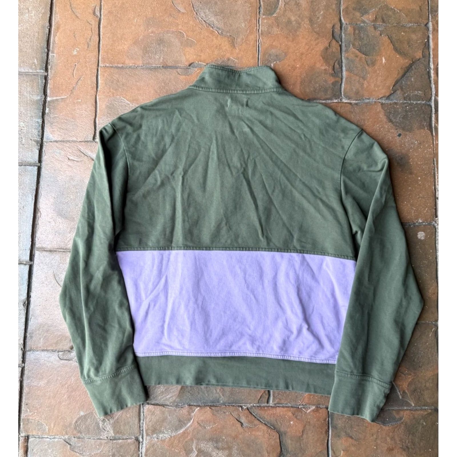 Vintage Pact Grape Leaf Orchid Lightweight Quarter Zip Jacket Women’s Medium Pullover Size M / US 6-8 / IT 42-44 - 3 Thumbnail