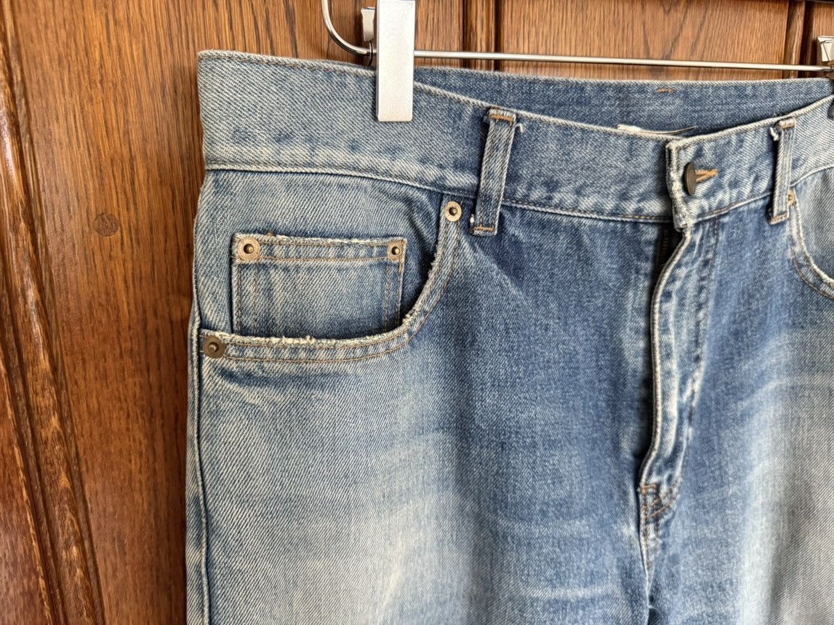 Saint Laurent Paris SS16 Saint Laurent D10 knee rip jeans Hedi 32 grail slim Size US 33 - 21 Thumbnail