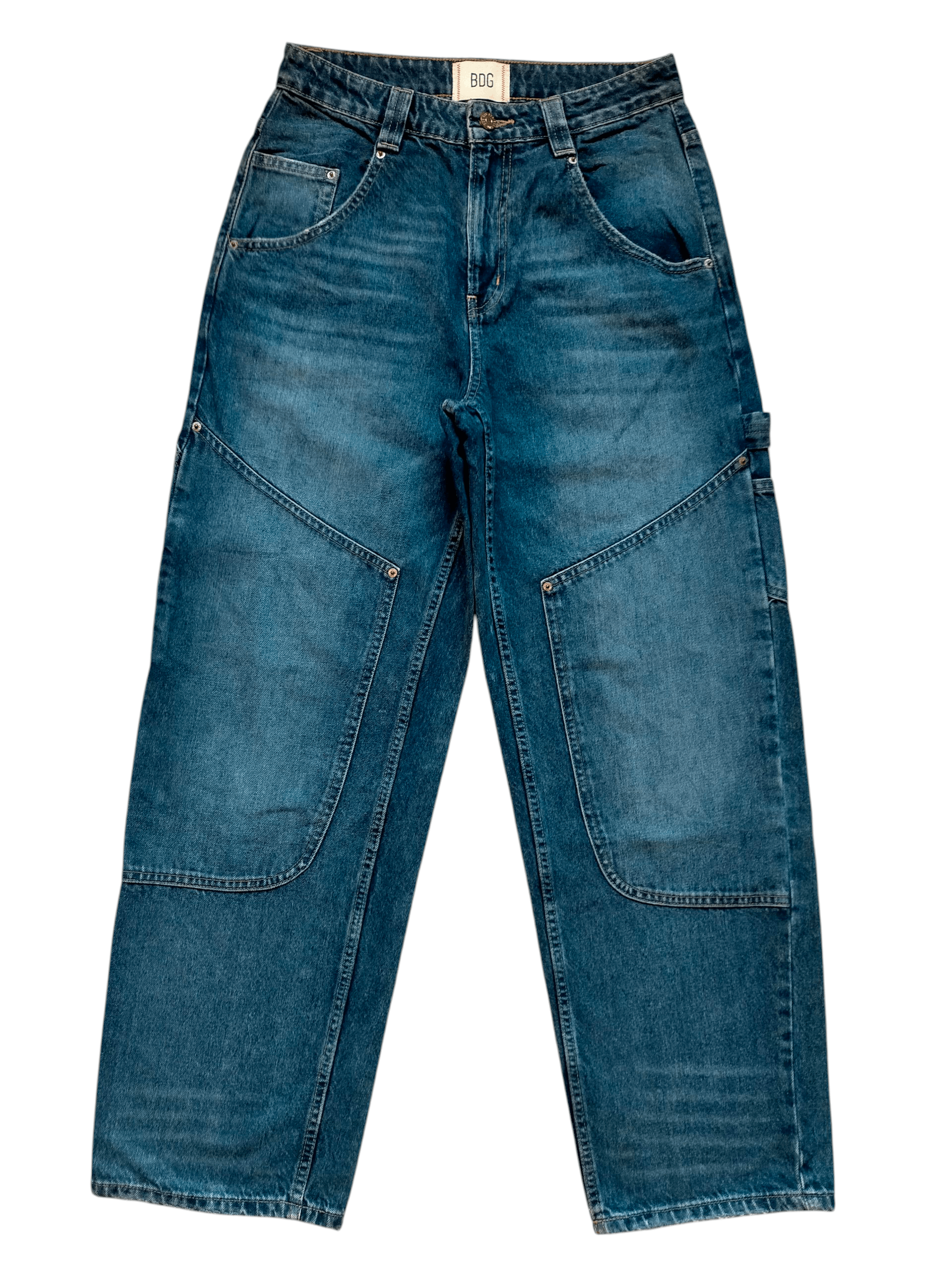 Bdg BDG Bella Baggy Carpenter Double Knee Jeans Size US 30 / EU 46 - 1 Thumbnail
