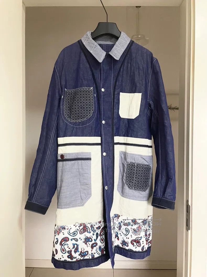 Junya Watanabe Junya Watanabe Stitched Single Breasted Denim Jacket Size US M / EU 48-50 / 2 - 2 Thumbnail