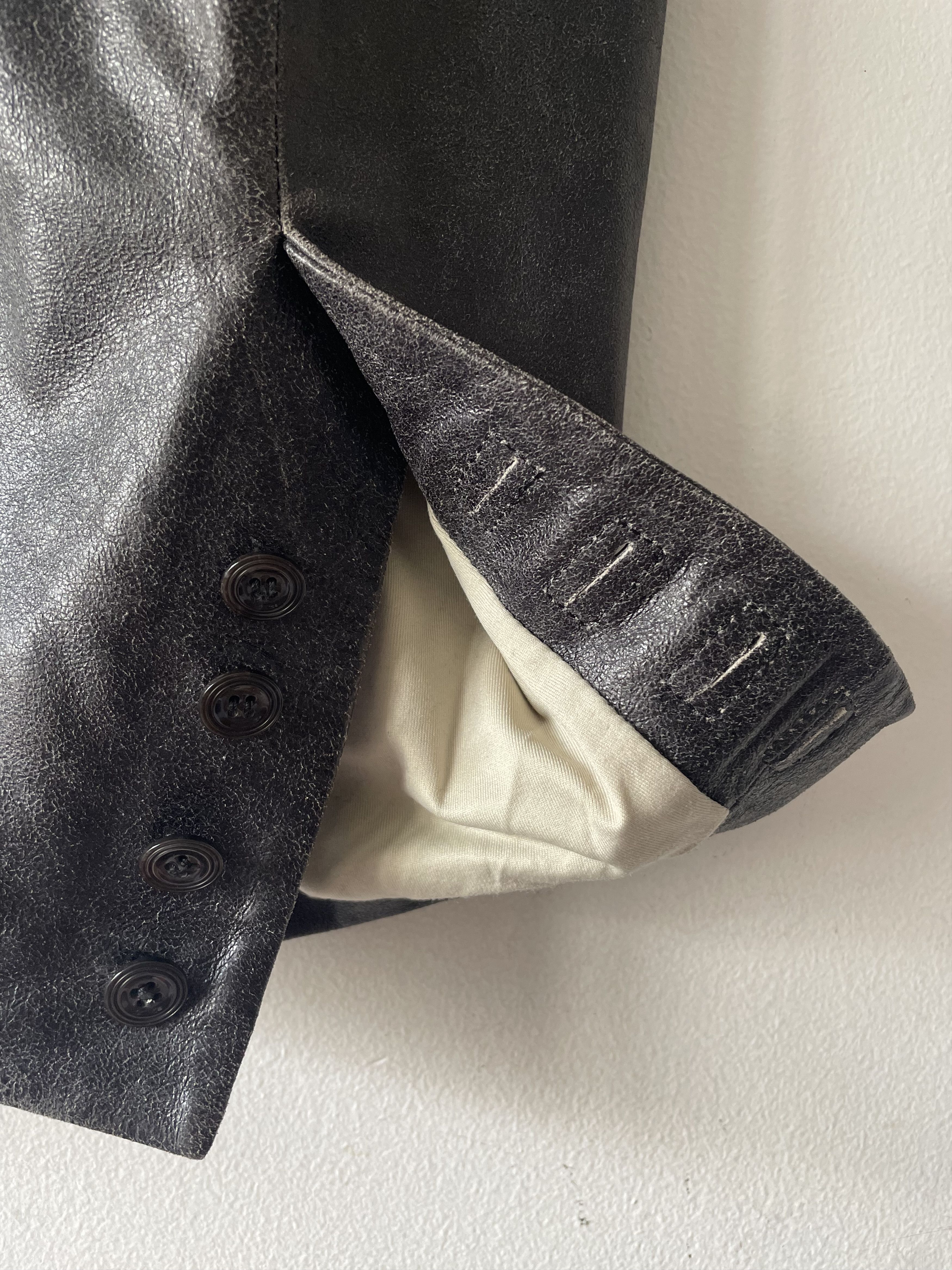 Jean Paul Gaultier Archive lamb leather JPG pants Size 32" / US 10 / IT 46 - 16 Thumbnail