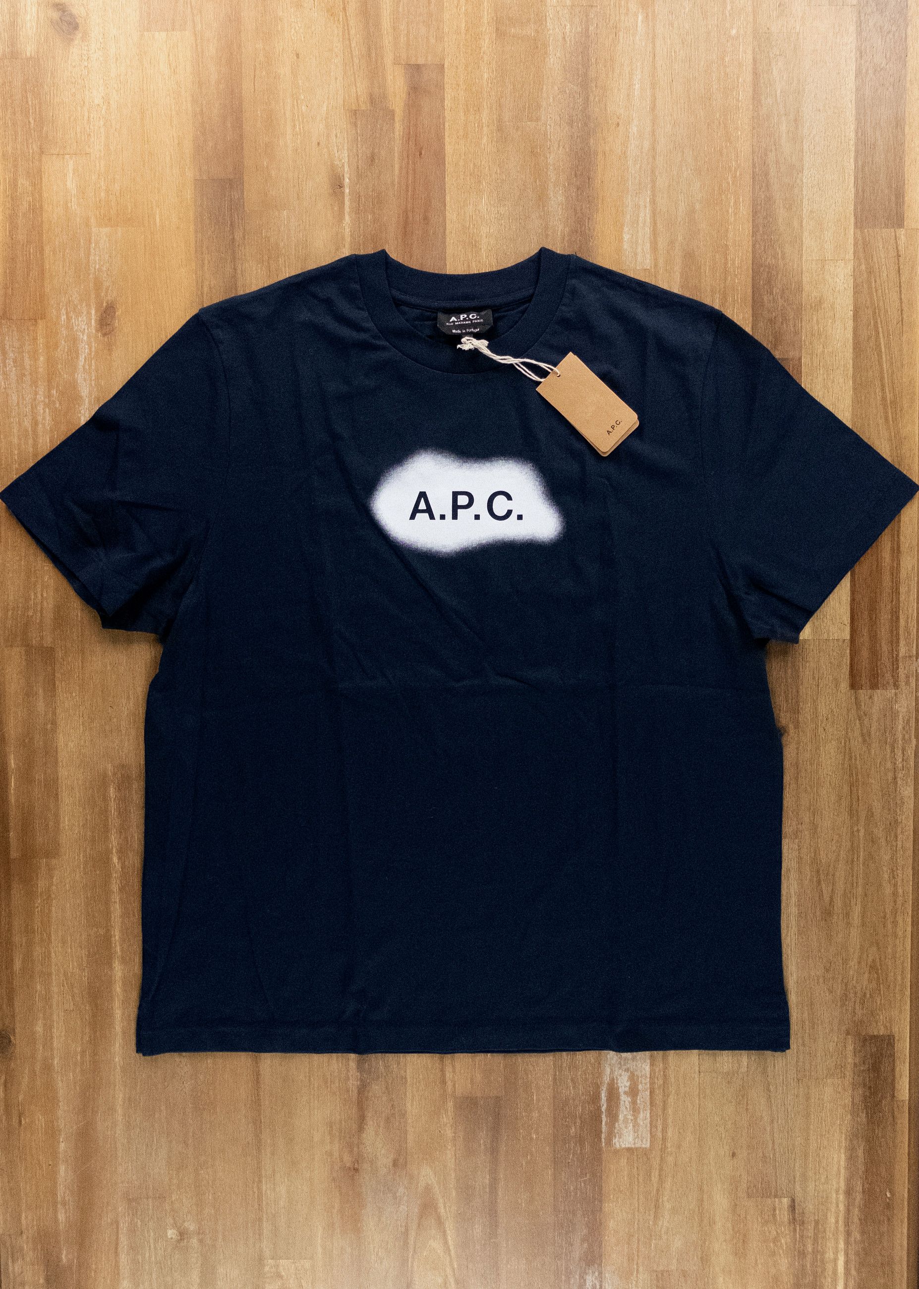 A.P.C. × Sacai Sacai x A.P.C side zip logo T-shirt | Grailed