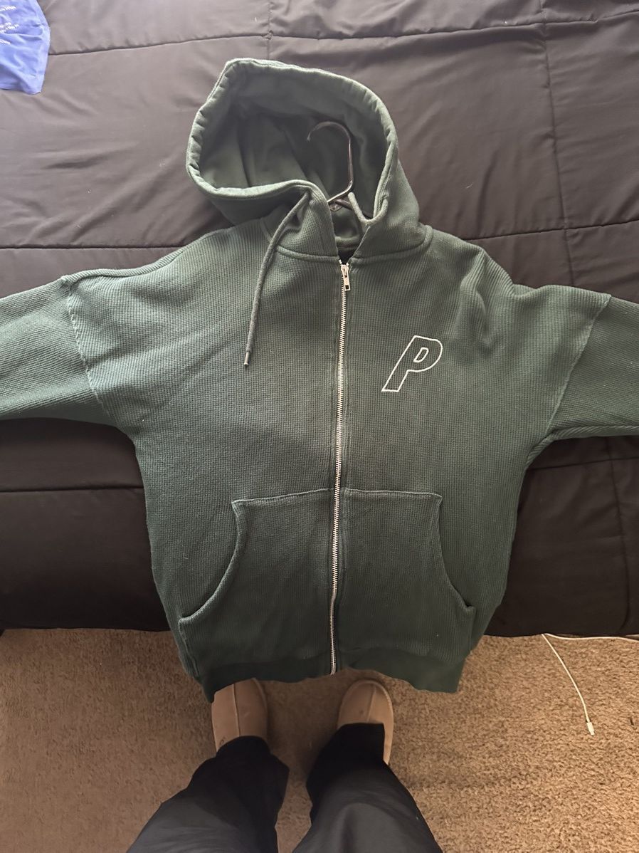 Palace Palace waffle thermal zip up Size US S / EU 44-46 / 1 - 1 Thumbnail