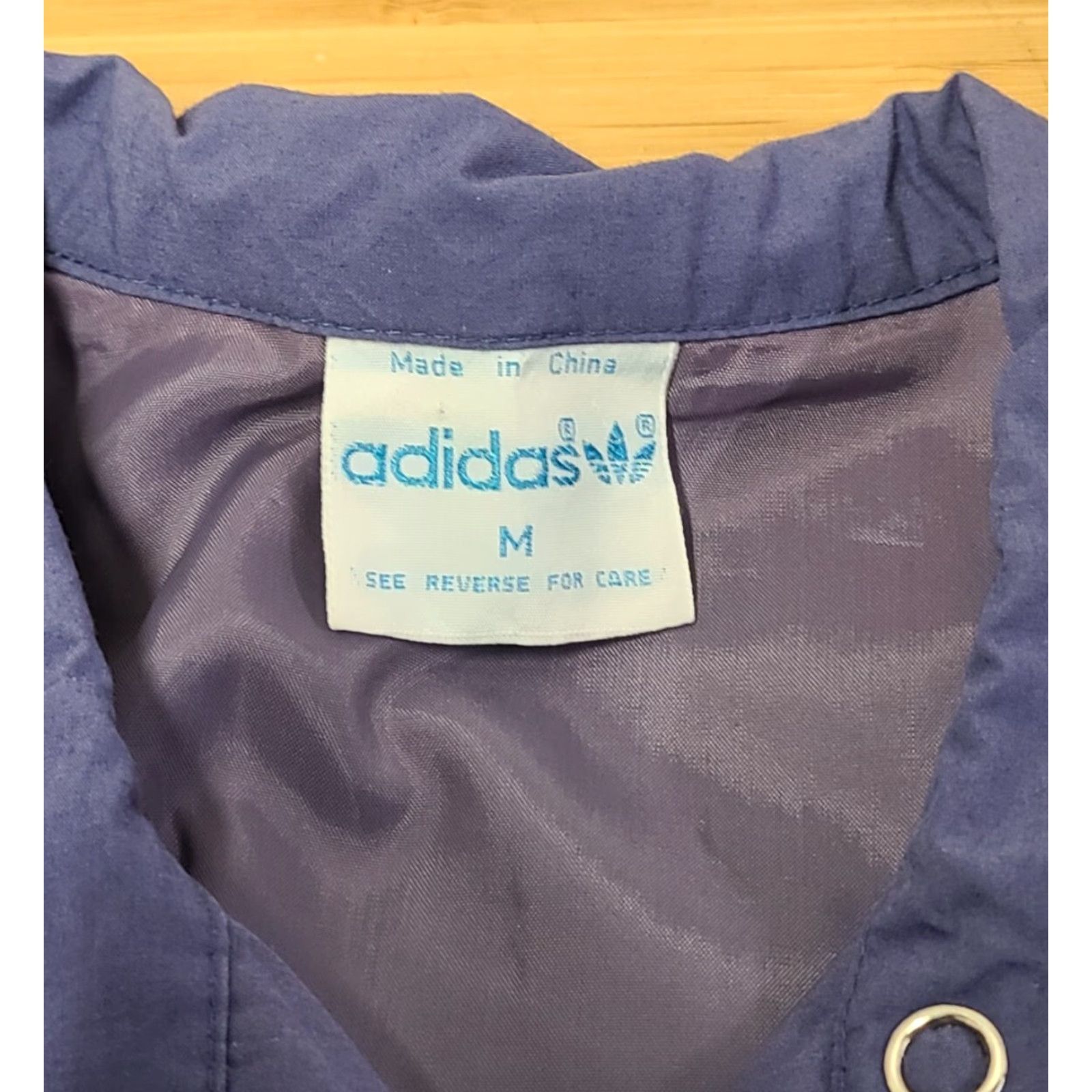 Adidas VINTAGE Adidas Tennis Jacket Blue 80s Lightweight Full Snap Pockets Mens Medium Size US M / EU 48-50 / 2 - 4 Thumbnail