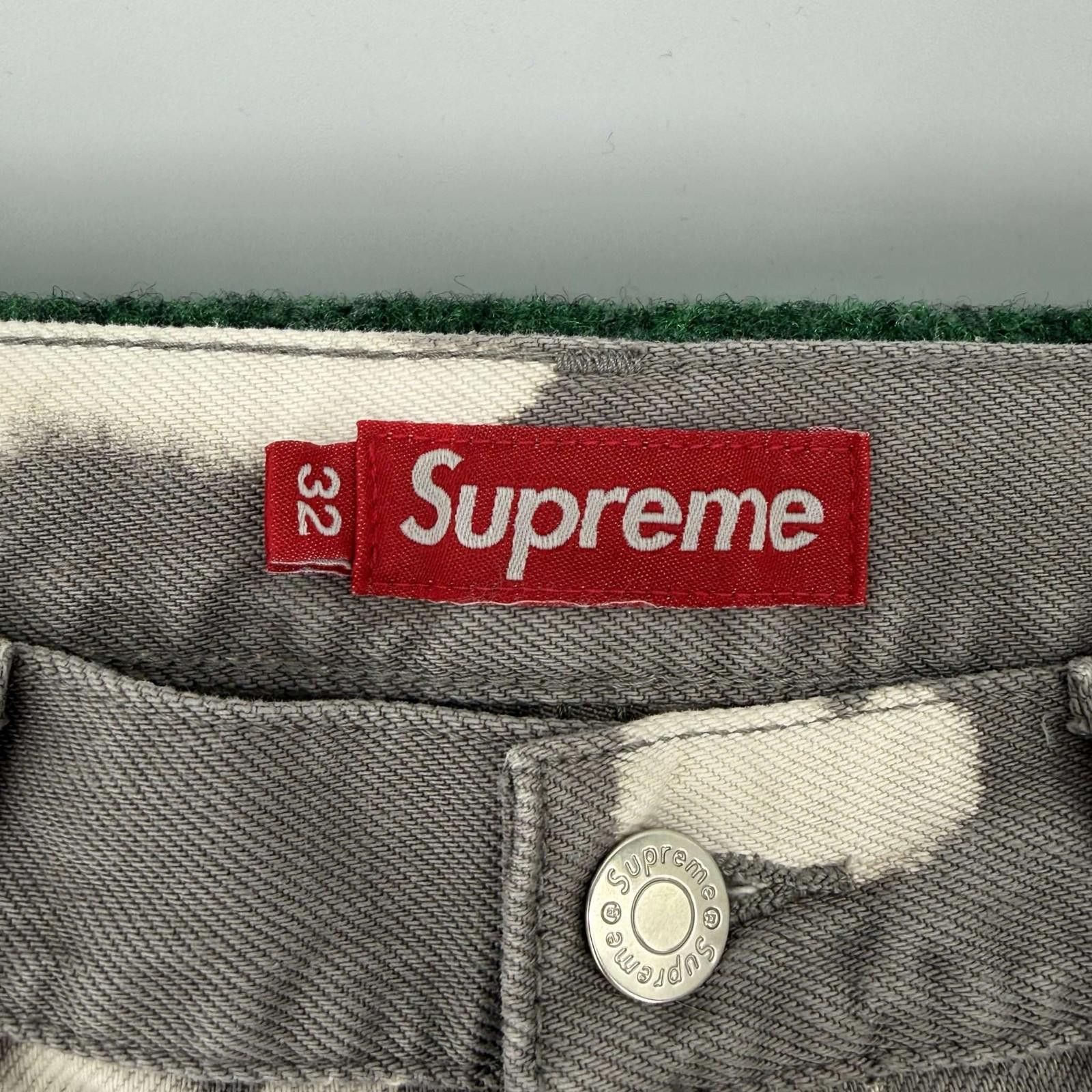 Supreme Supreme Baggy Bleached Jeans SS25 32 Used Size US 32 / EU 48 - 3 Thumbnail