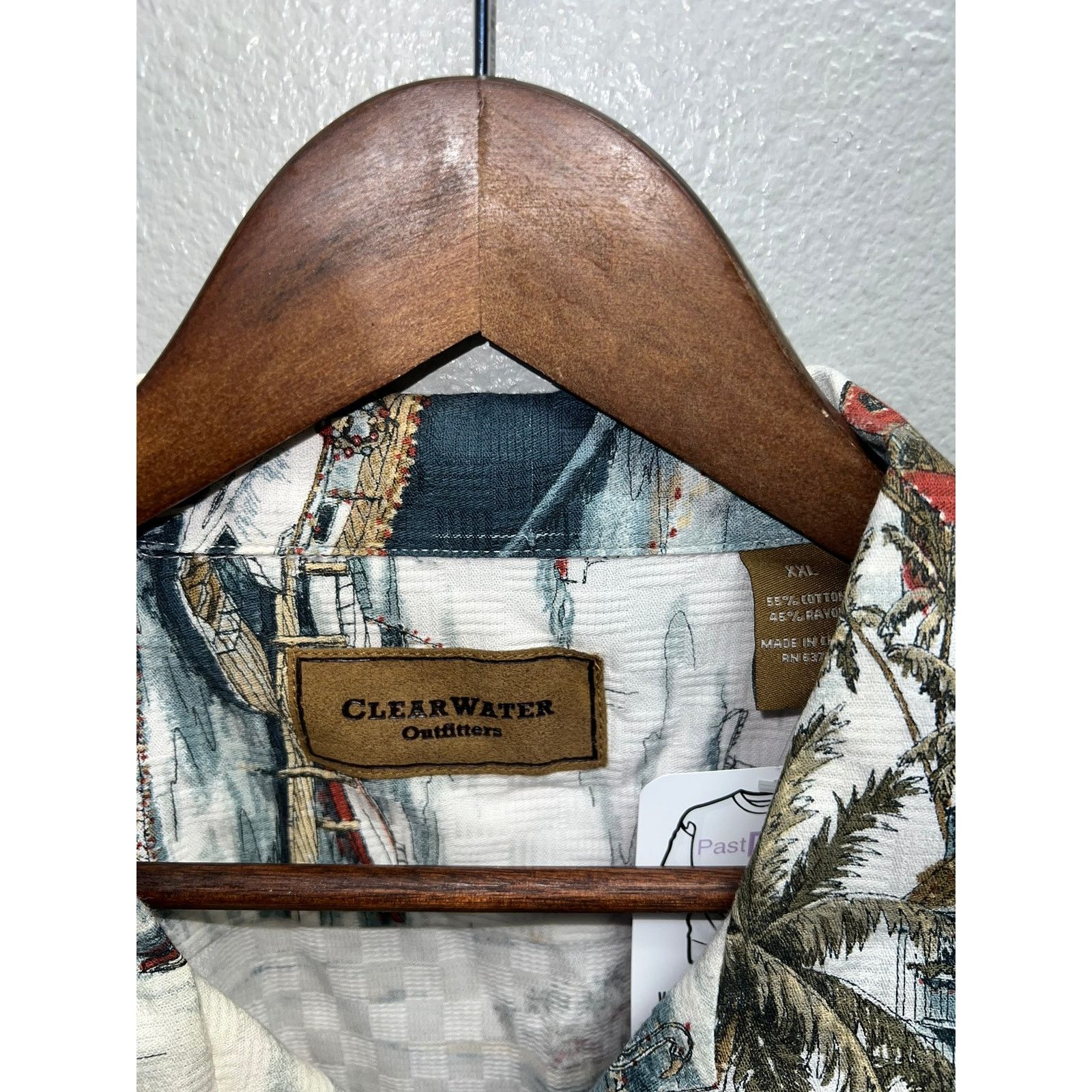 Clearwater Outfitters Vintage Santa Button Up Shirt Clearwater Outfitters Beach 2X Size US XXL / EU 58 / 5 - 6 Thumbnail