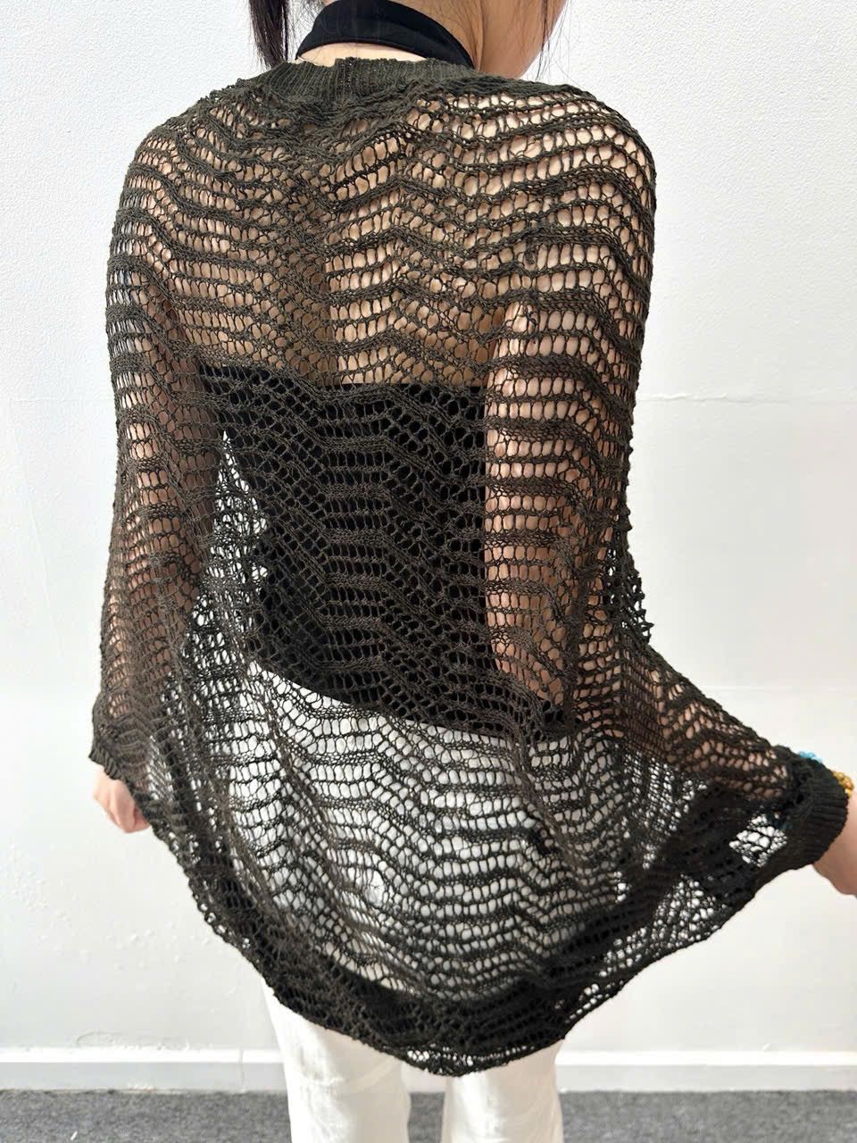 Yohji Yamamoto 2000s Yohji Yamamoto Crochet Cardigan Size ONE SIZE - 3 Thumbnail