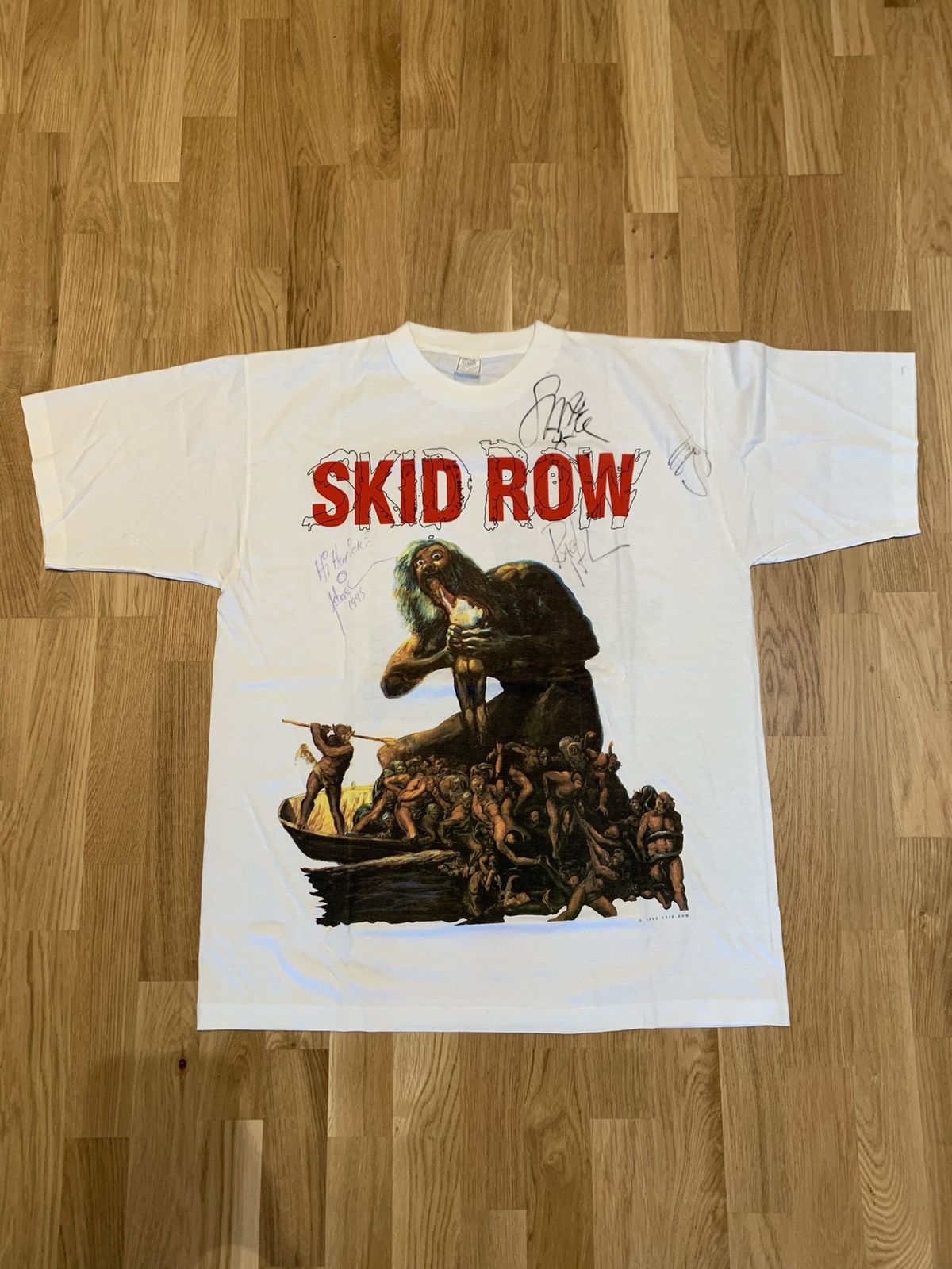 Rare Vintage Skid Row Francisco Goya 1995 T Short