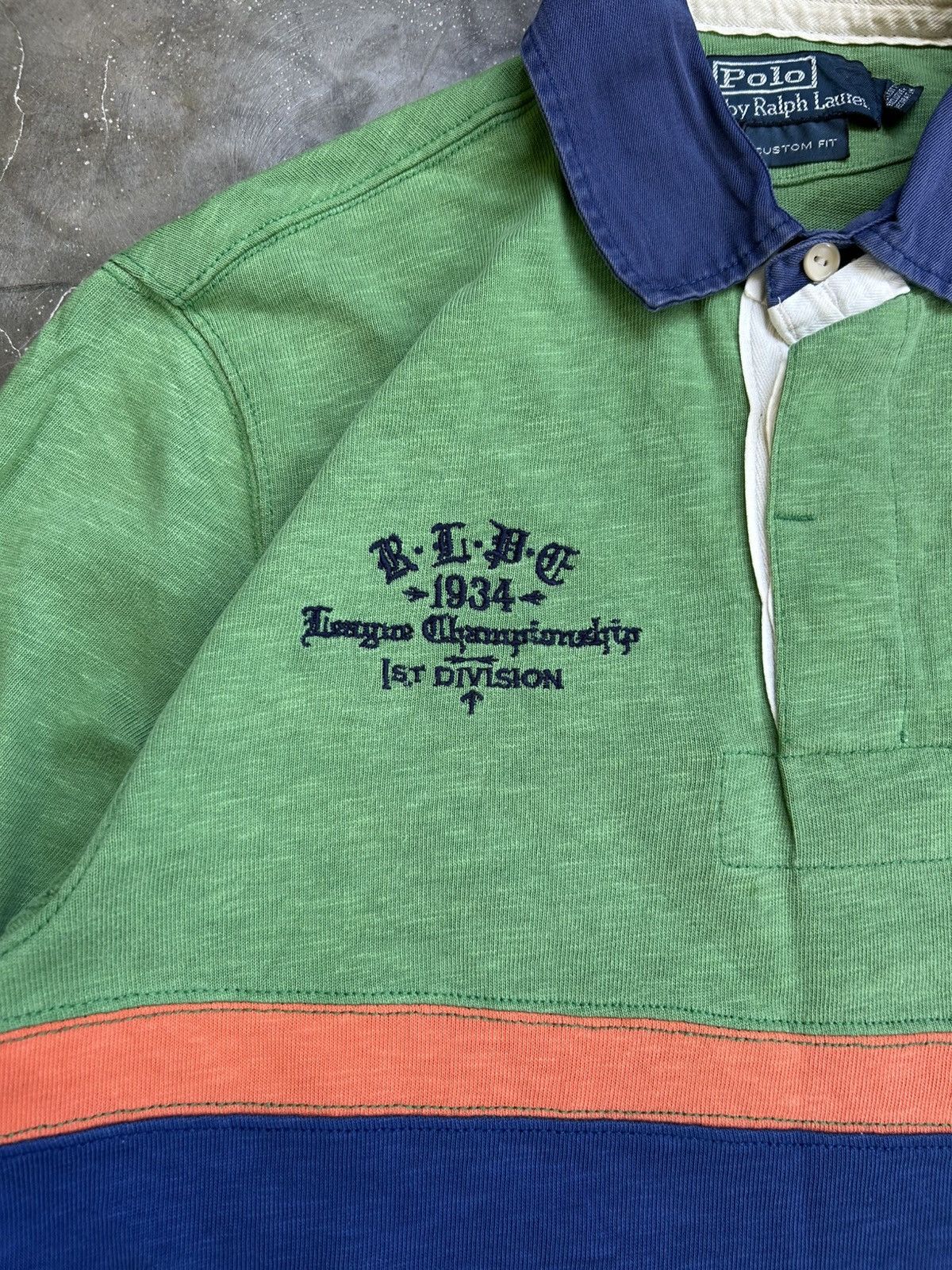 Polo Ralph Lauren 90s Polo Ralph Lauren Rugby Long Sleeve Shirt Size US S / EU 44-46 / 1 - 3 Thumbnail