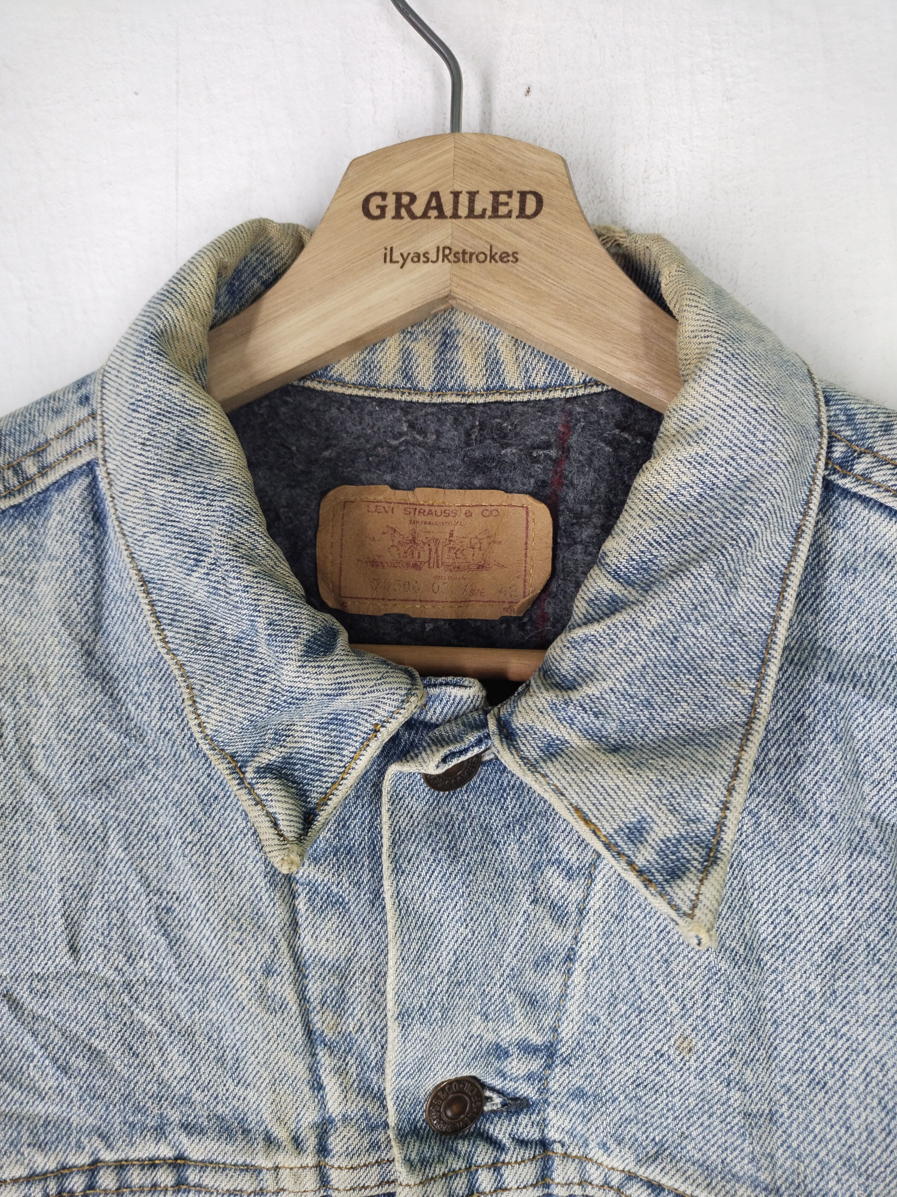 If Six Was Nine × Levi's × Levi's Vintage Clothing Rare Vintage Levi's Trucker Denim Jacket Size US M / EU 48-50 / 2 - 8 Thumbnail