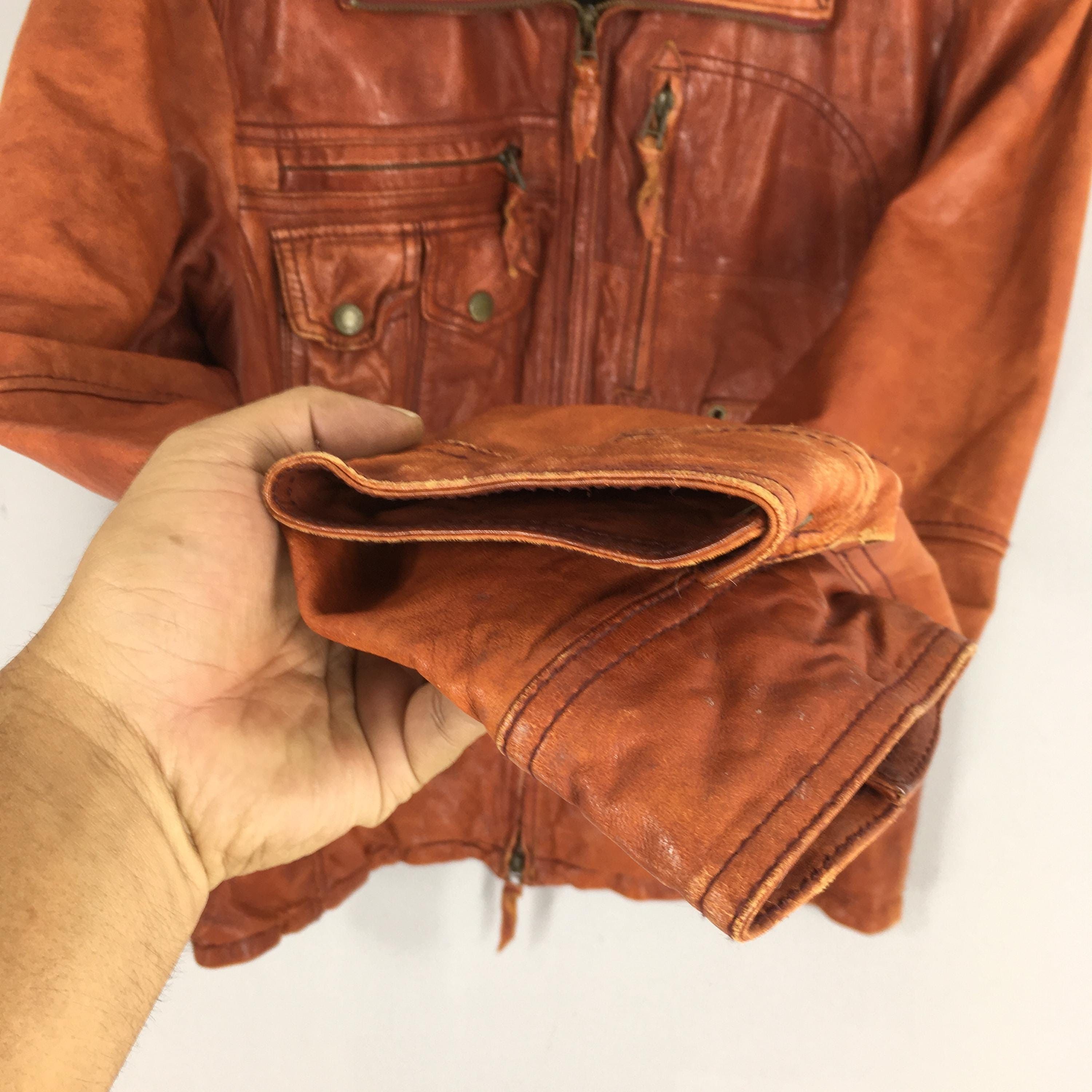 Avirex Vintage Avirex Ltd Sheepskin Leather Jacket XL Size US XL / EU 56 / 4 - 4 Thumbnail