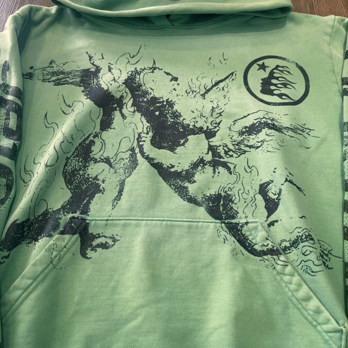 HELLSTAR Hellstar Green Emerald Angel Hoodie Size US M / EU 48-50 / 2 - 3 Thumbnail