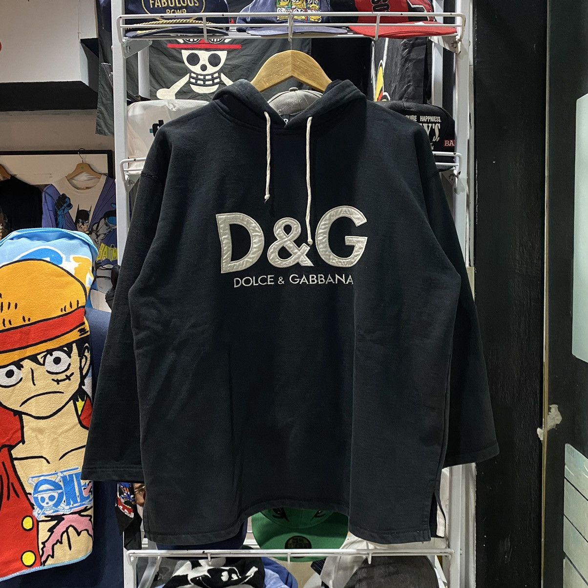 image of Dolce Gabbana Luxury Hoodie Size L in Black, Men's
