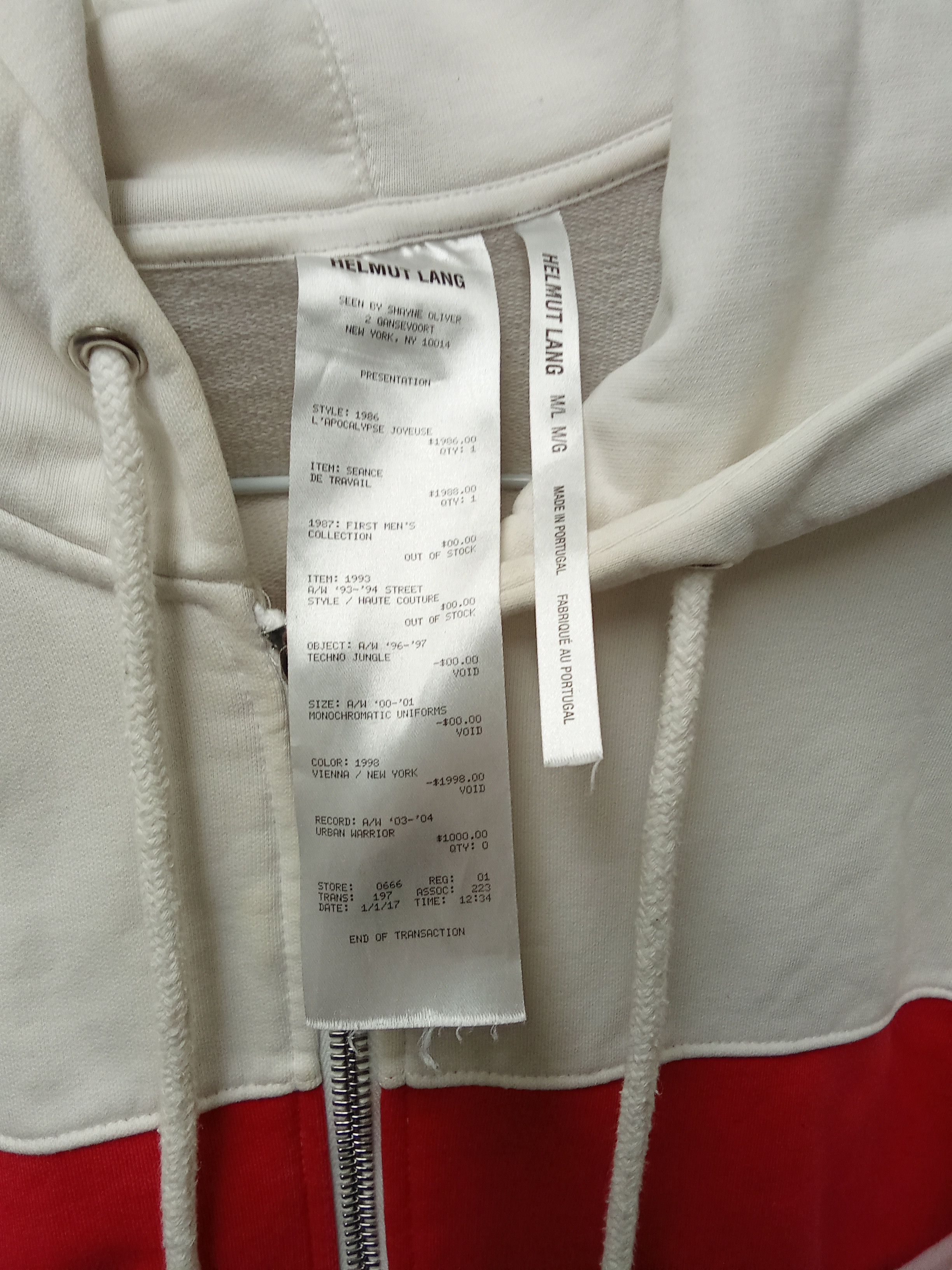 Helmut Lang HelmutLang Zip Up hoodie Size US M / EU 48-50 / 2 - 5 Thumbnail
