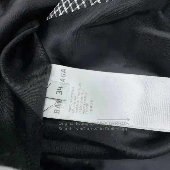 Balenciaga Balenciaga Gray Checked Single-Breasted Blazer. Size US S / EU 44-46 / 1 - 4 Thumbnail