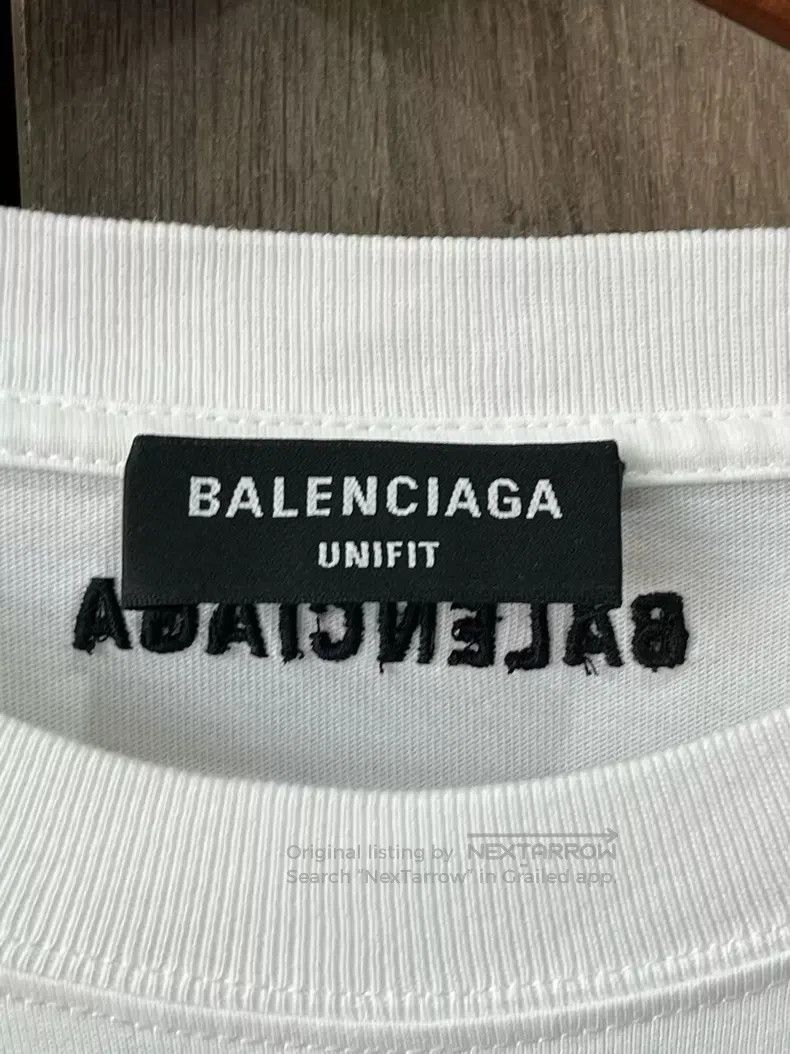Balenciaga Balenciaga Smiling Fluorescent Printed White Short Sleeve Size US XS / EU 42 / 0 - 9 Thumbnail