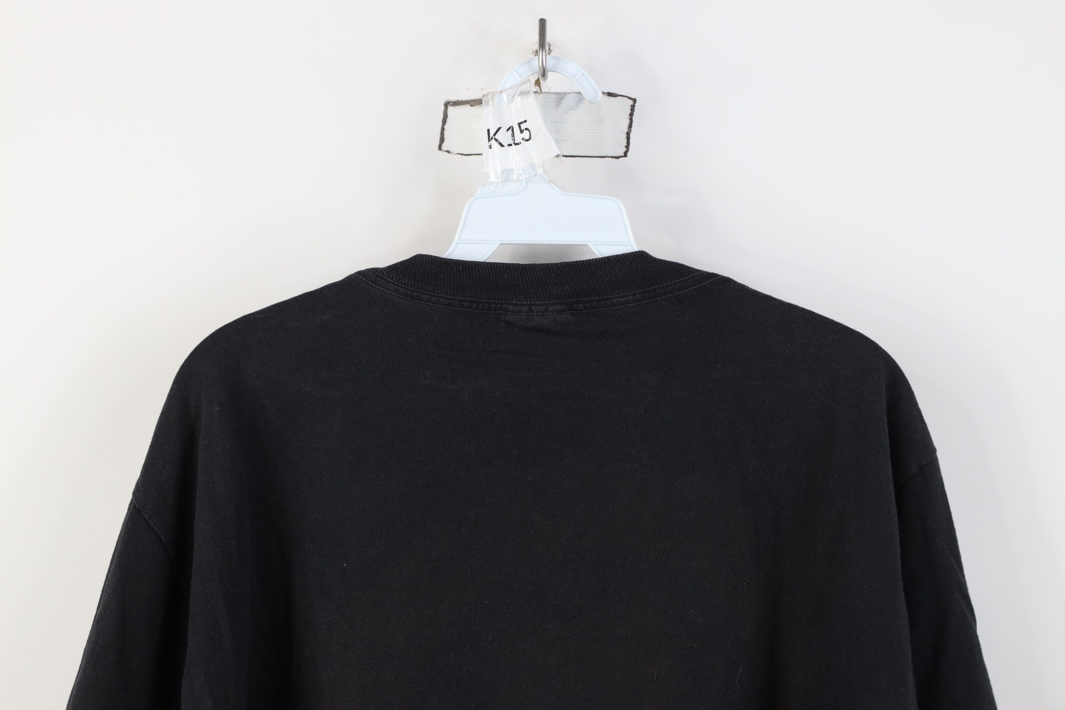 Guess Vintage 80s Guess Cropped Babydoll T-Shirt Black USA Size ONE SIZE - 13 Thumbnail