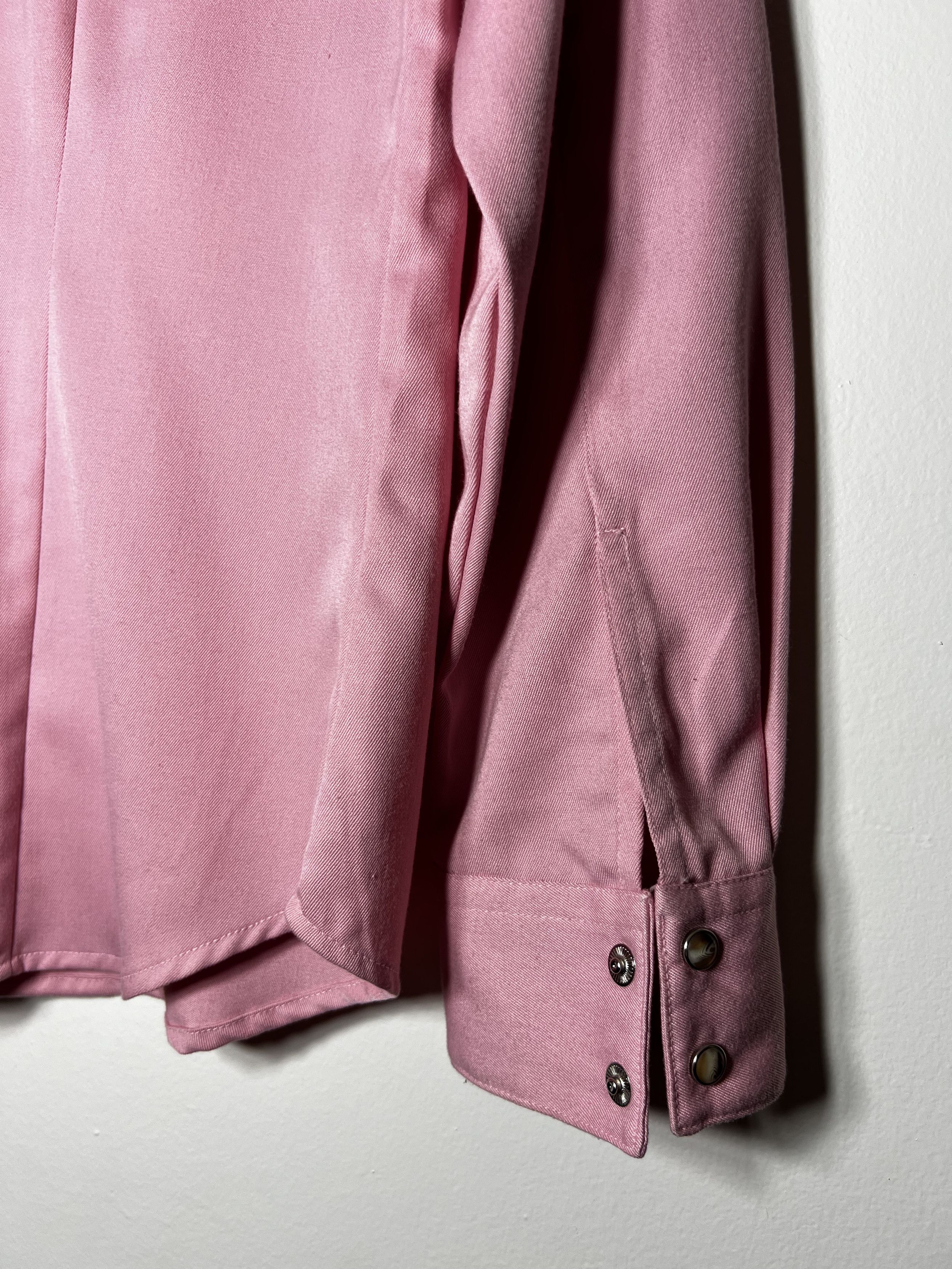 Other × Vintage Vintage 1990's Roughrider by Circle T Pink Western Blouse Size S / US 4 / IT 40 - 8 Thumbnail