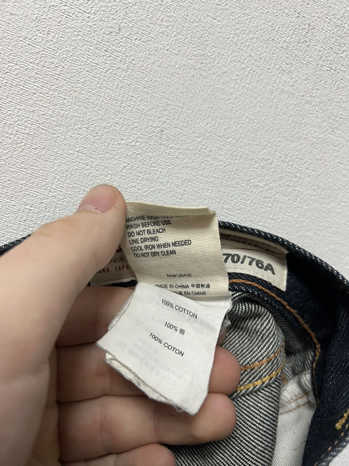 Evisu Evisu Jeans Navy Blue Mens Size US 30 / EU 46 - 11 Thumbnail