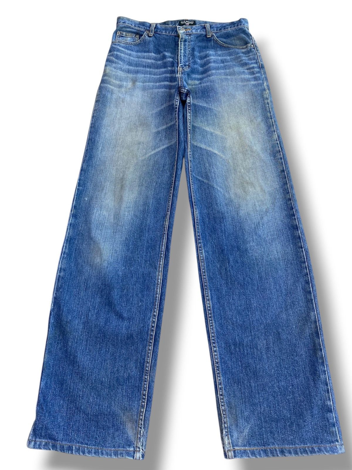 Polo Ralph Lauren Polo Ralph Lauren Whiskers Faded Wash Style Loose Jeans Size US 32 / EU 48 - 1 Thumbnail