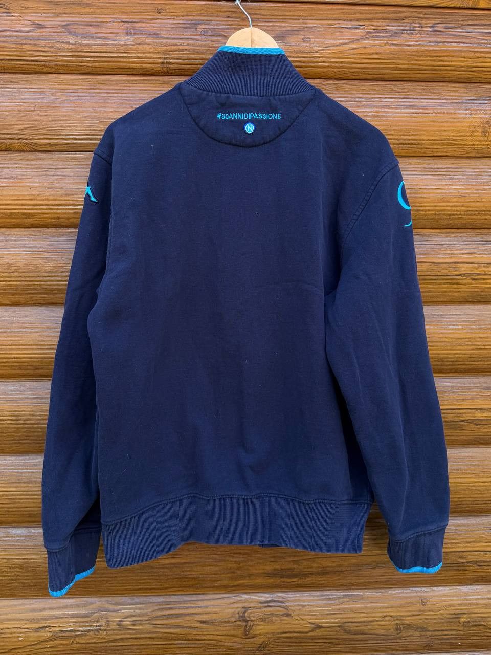 Kappa Vintage Kappa Napoli Football Jacket Track Soccer Size L Size US L / EU 52-54 / 3 - 3 Thumbnail
