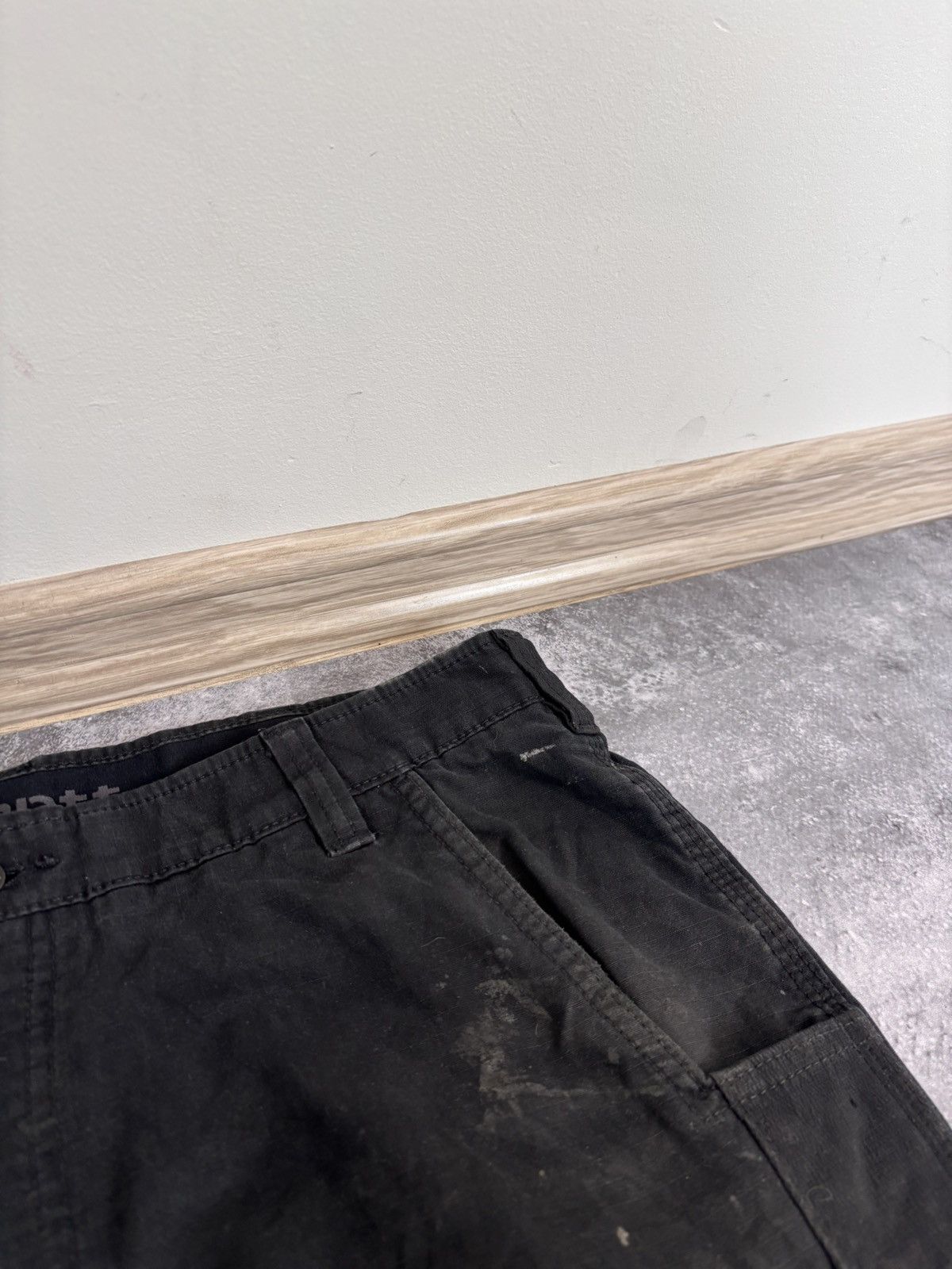 Carhartt Carhartt Rugged Flex Steel Double Knee Black Carpenter Pants Size US 36 / EU 52 - 11 Thumbnail