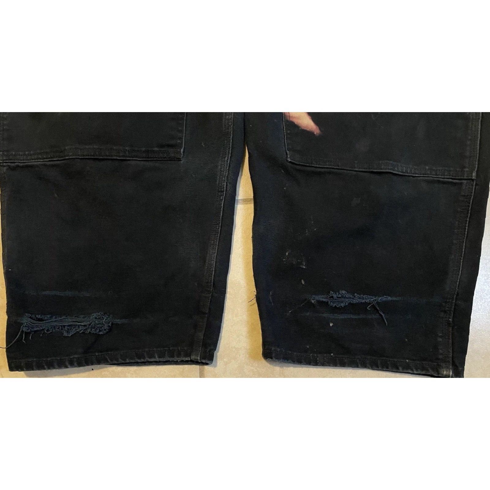 Carhartt Vtg Carhartt Thrashed Faded Distress Overall 54 Grunge Trucker Biker 80s 90s USA Size US 38 / EU 54 - 3 Thumbnail