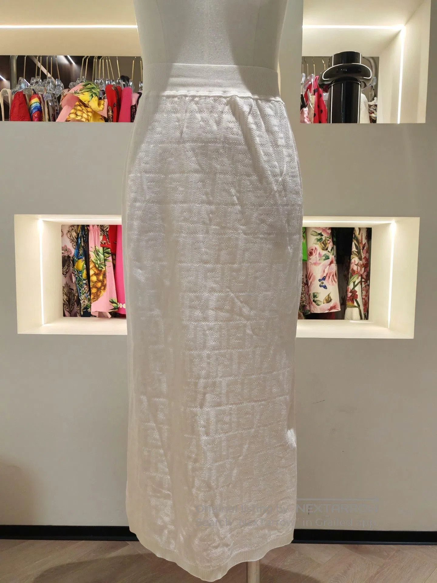 Fendi Fendi FF Monogram Knit Short-Sleeve Skirt Set. Size M / US 6-8 / IT 42-44 - 4 Thumbnail