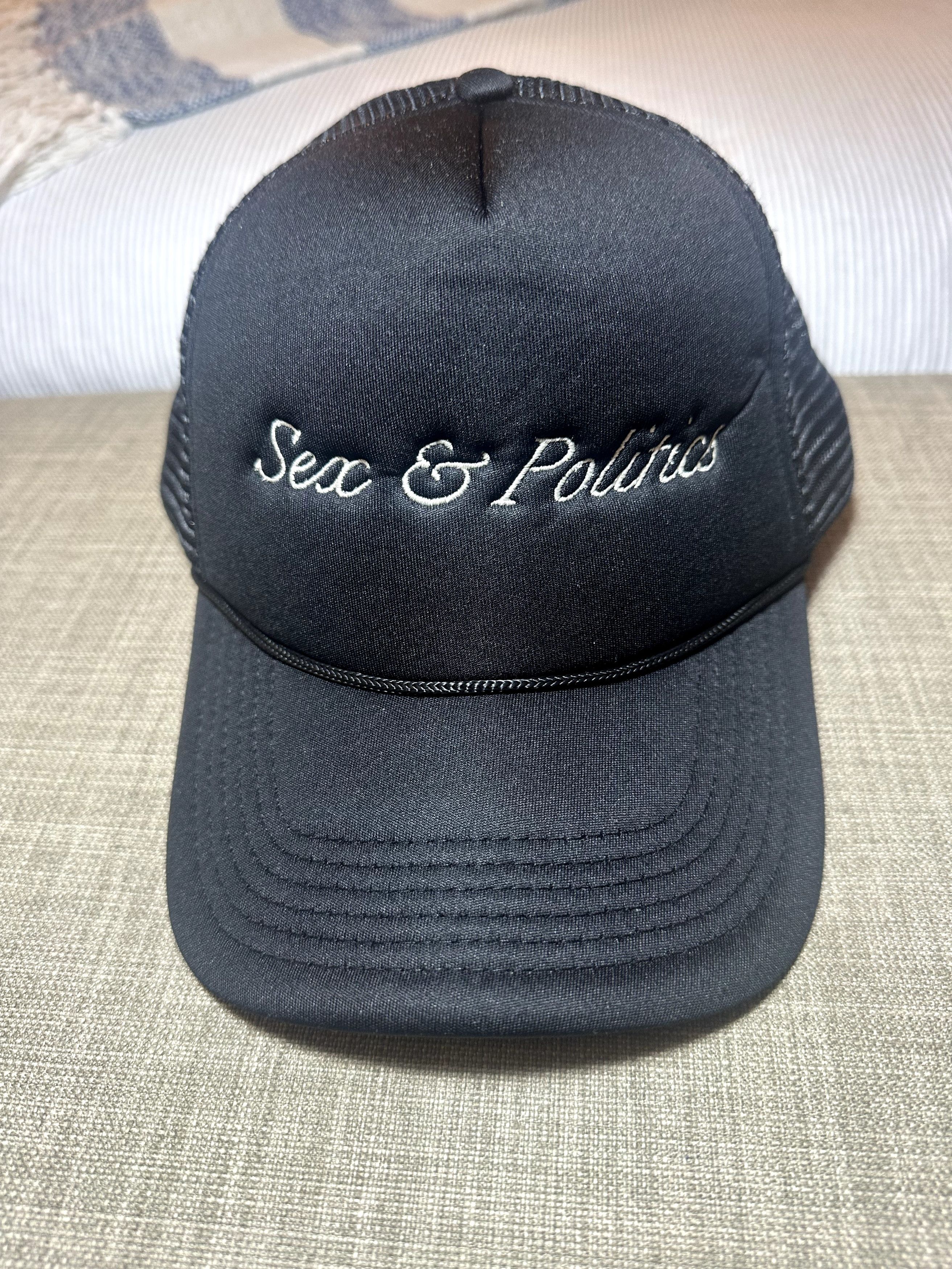 Mr. Saturday Mr. Saturday “Sex & Politics” Trucker Hat – New – Authentic Size ONE SIZE - 2 Thumbnail