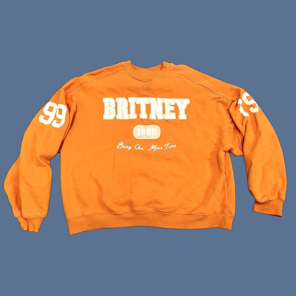 Cotton On Cotton On Sweatshirt Orange 90s Vintage Crewneck Pullover Womens M Oversized Casual Hoodie Size M / US 6-8 / IT 42-44 - 1 Thumbnail