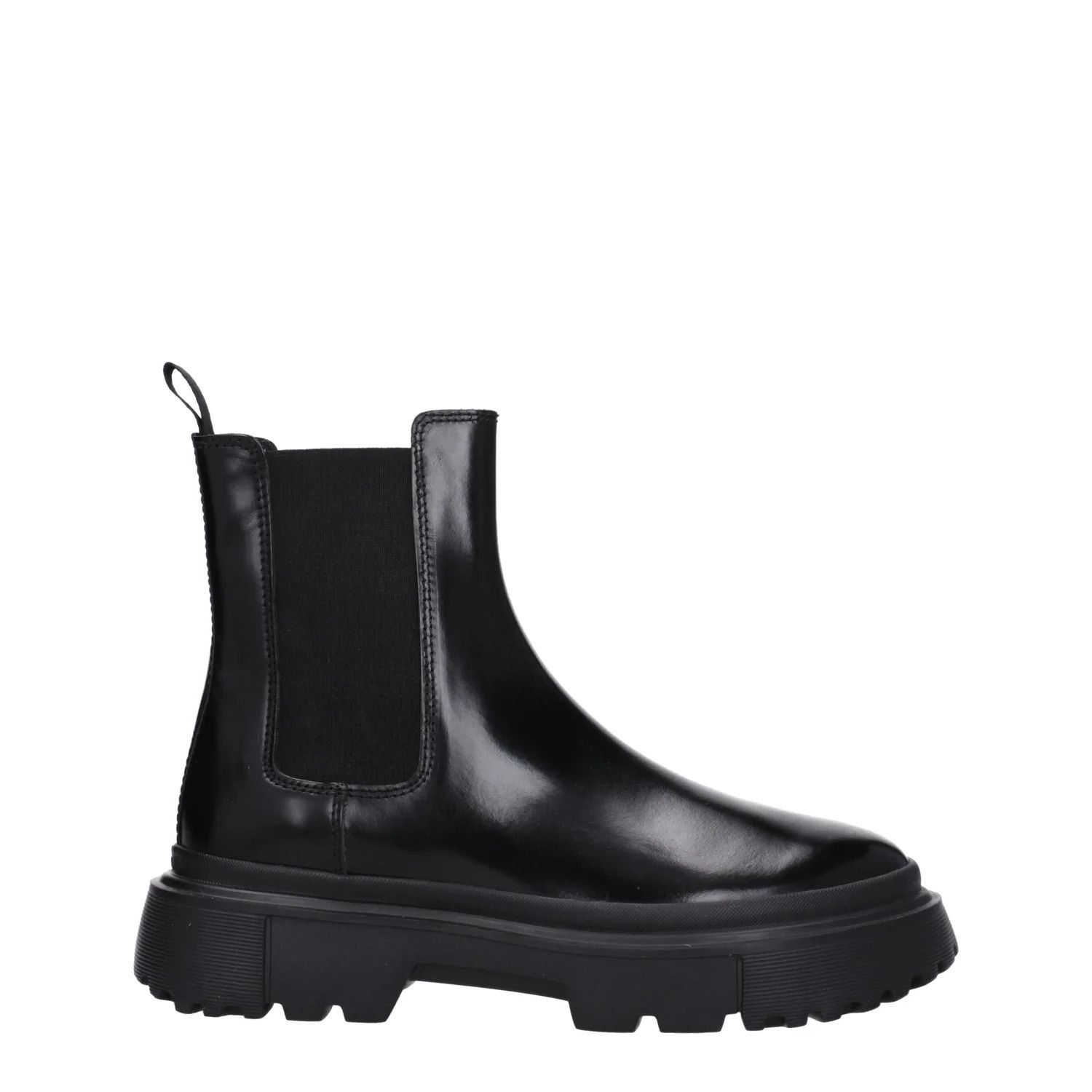 Hogan ob1o1e1124 Leather Ankle Boots in Black Size US 10 / IT 40 - 1 Thumbnail