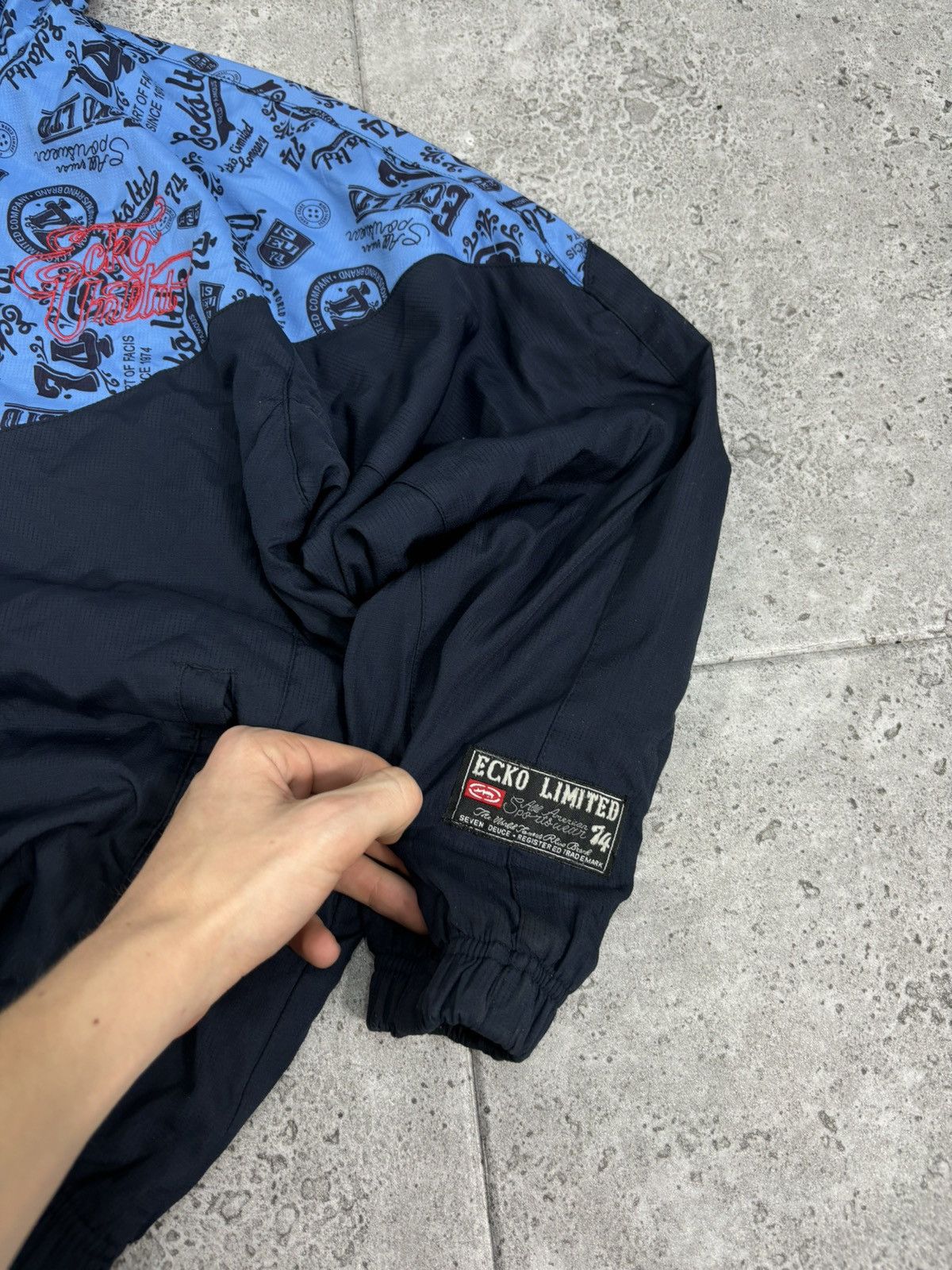 Ecko Unltd. × Rap Tees × Vintage Vintage 2000s Hip Hop Rap Oversized Boxy Ecko Jacket Y2K Size US M / EU 48-50 / 2 - 7 Thumbnail