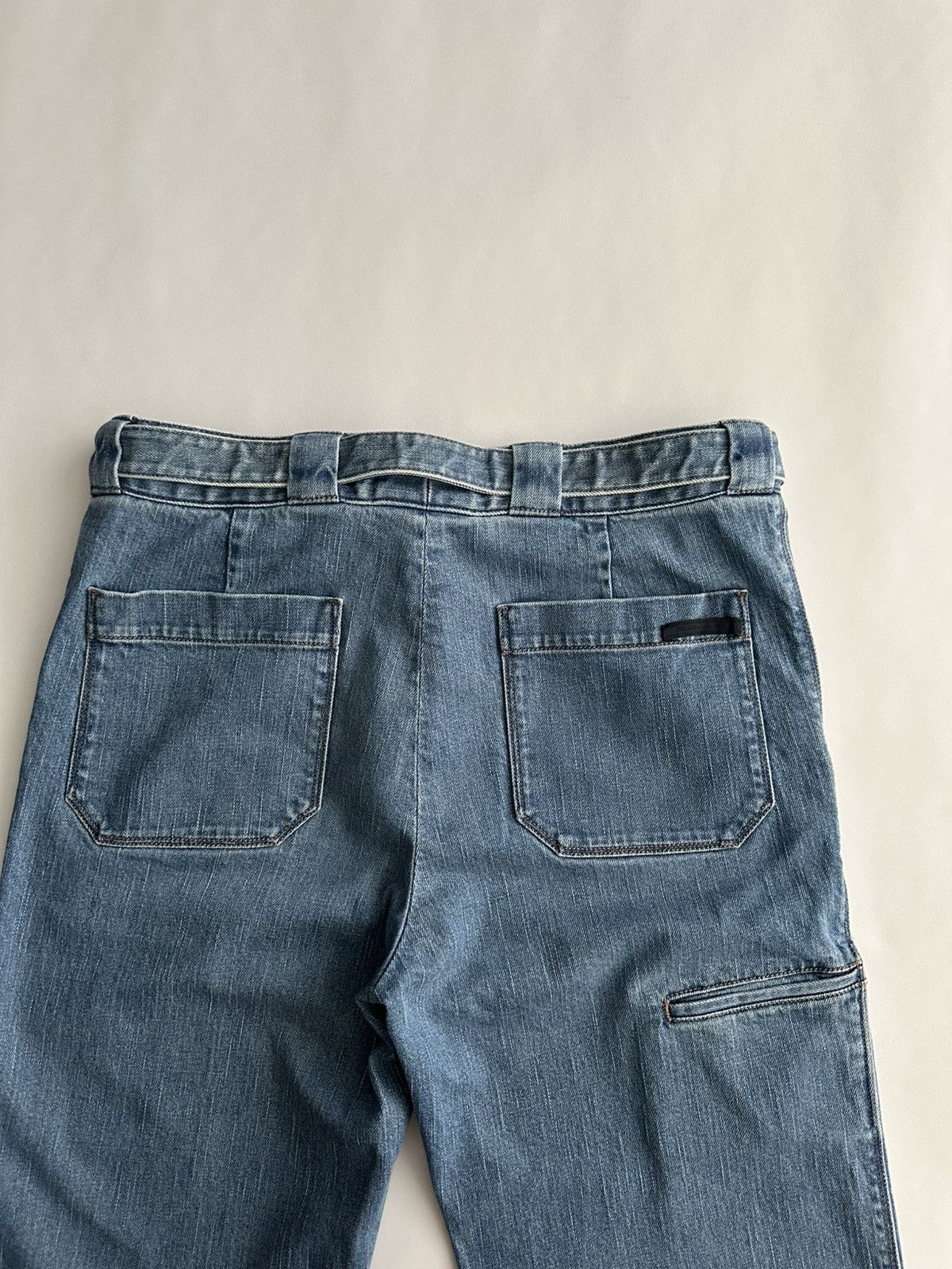 Prada Prada Belted Denim Work Pants Size US 30 / EU 46 - 6 Thumbnail