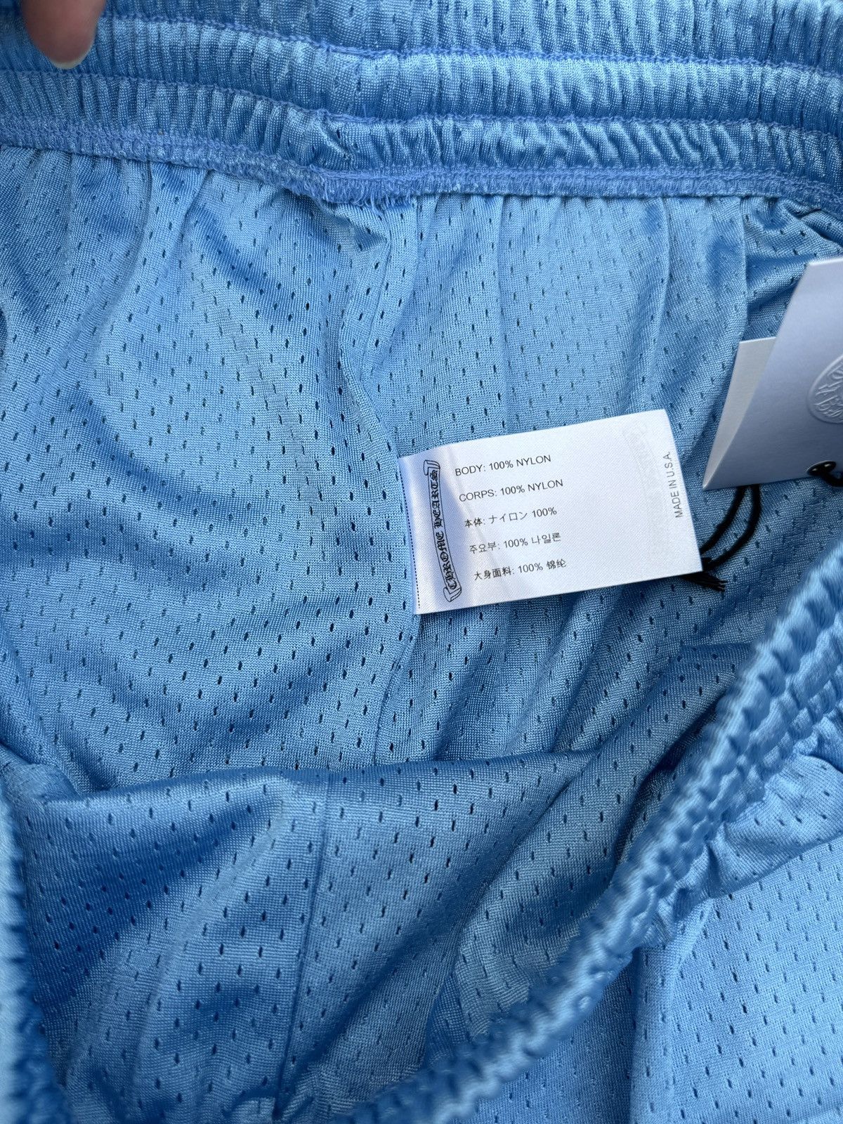 Chrome Hearts Chrome Hearts Baby Blue Mesh Shorts Sz. XXL Size US 38 / EU 54 - 10 Thumbnail