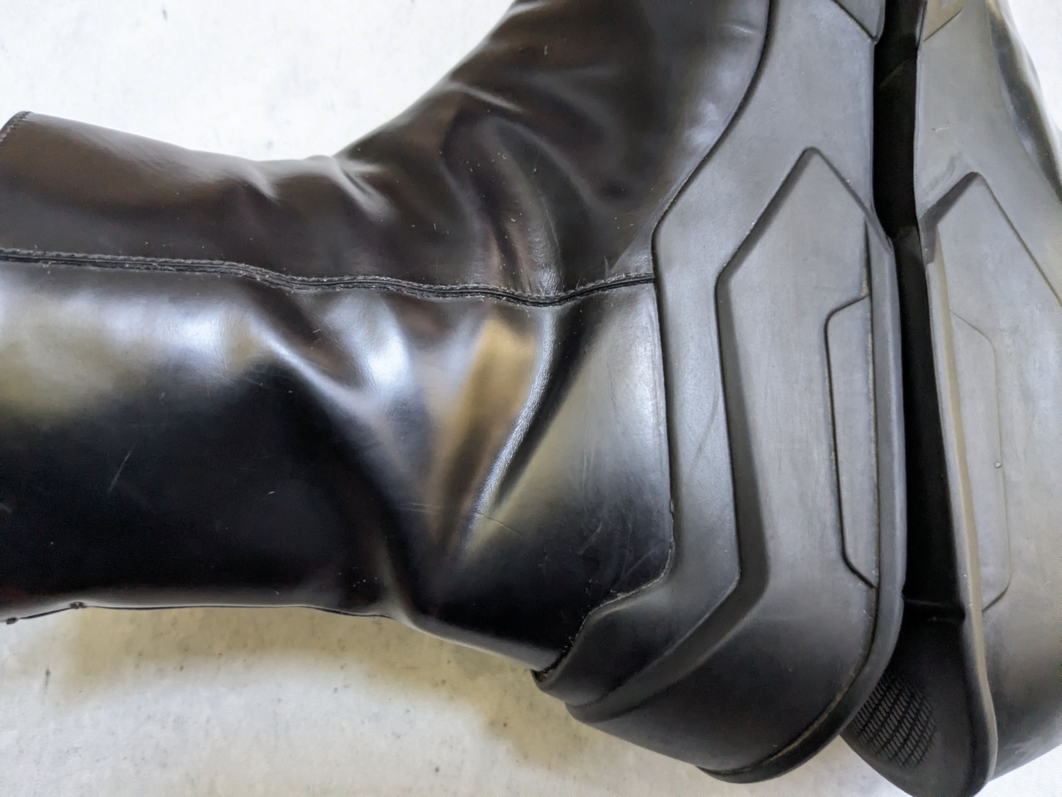 Prada Prada Side Zip Boots Black 10.5 Leather Chunky Y2K Size US 10.5 / EU 43-44 - 8 Thumbnail