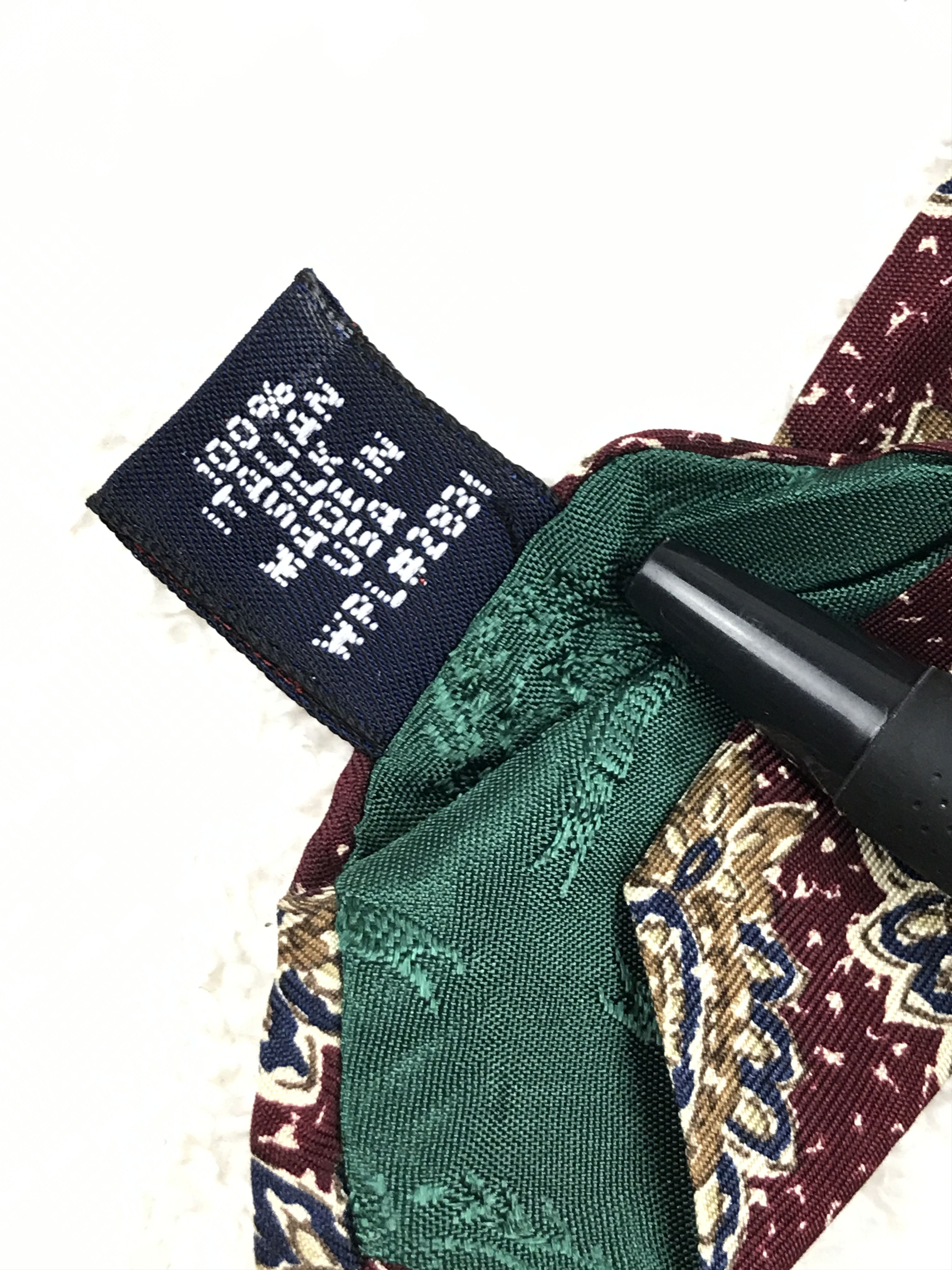 Issey Miyake × Tommy Hilfiger × Vintage Vintage Tommy Hilfiger Silk Necktie Size ONE SIZE - 8 Thumbnail